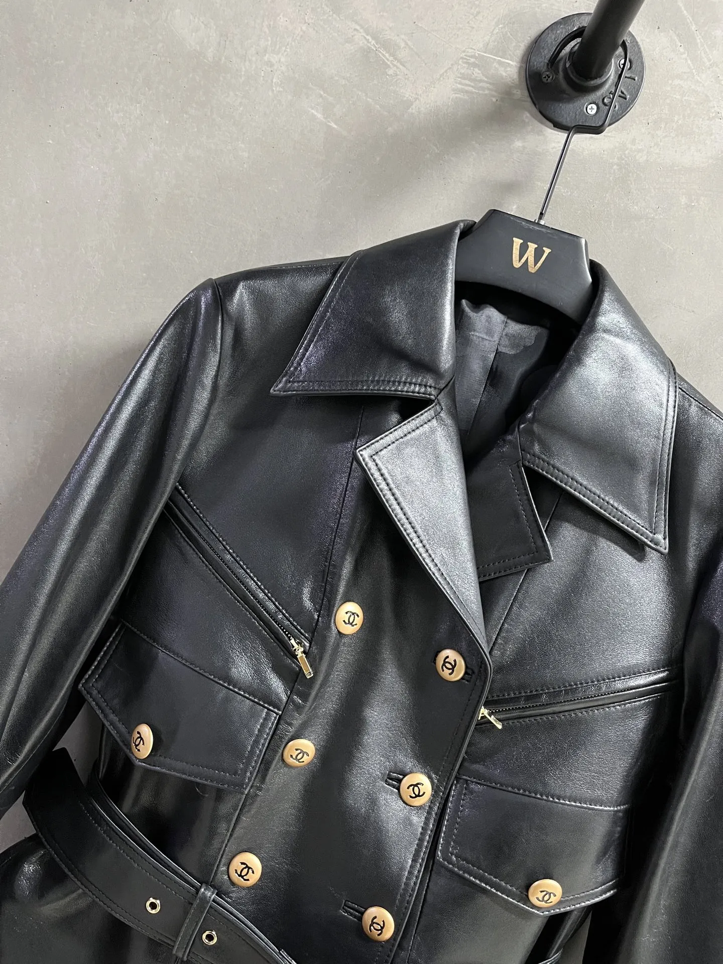 Chanel新作黒レザージャケット騎士風 - 画像 (6)