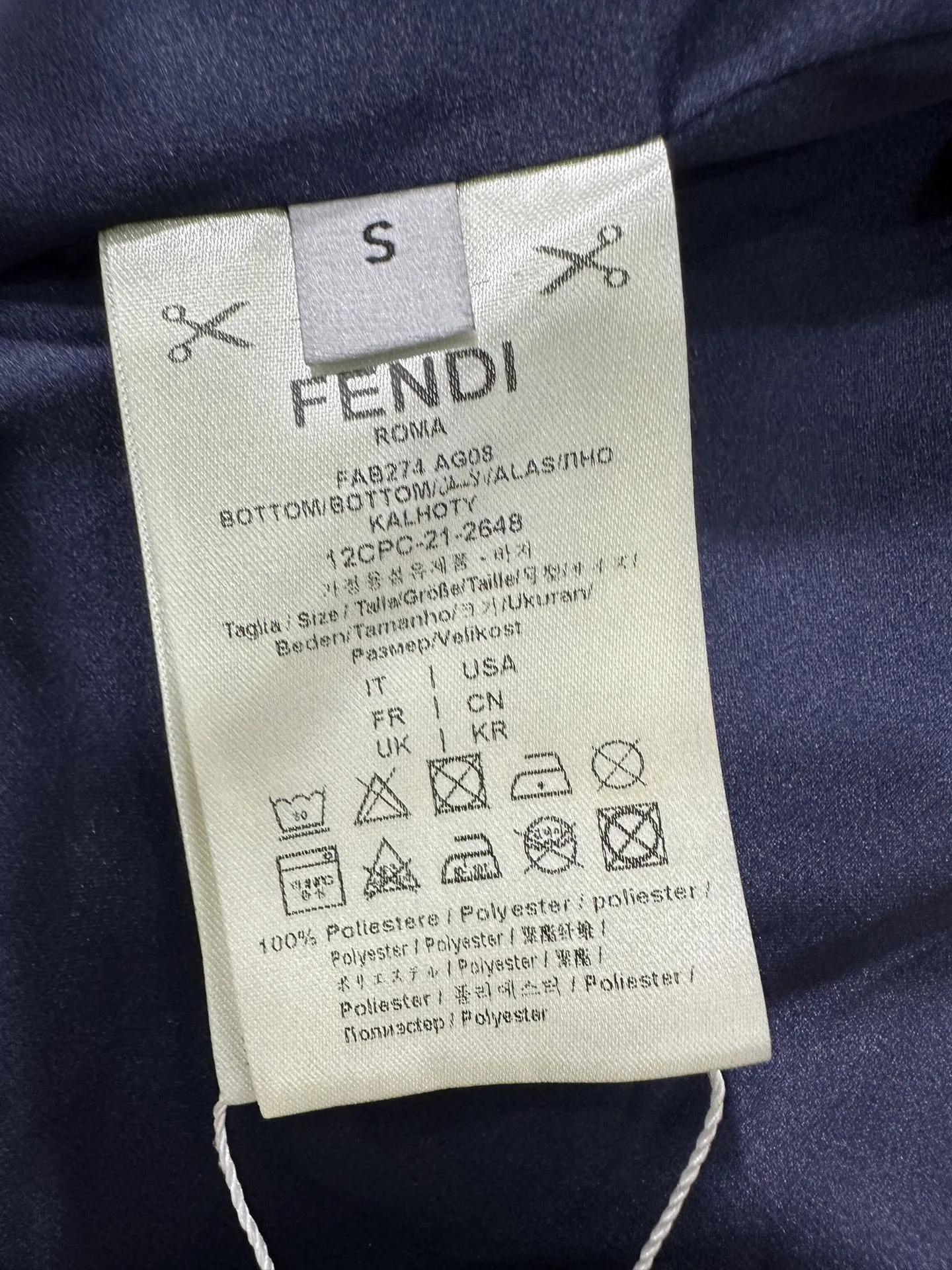 フェンディ新作黒スーツジャケットSMLサイズ - 画像 (9)