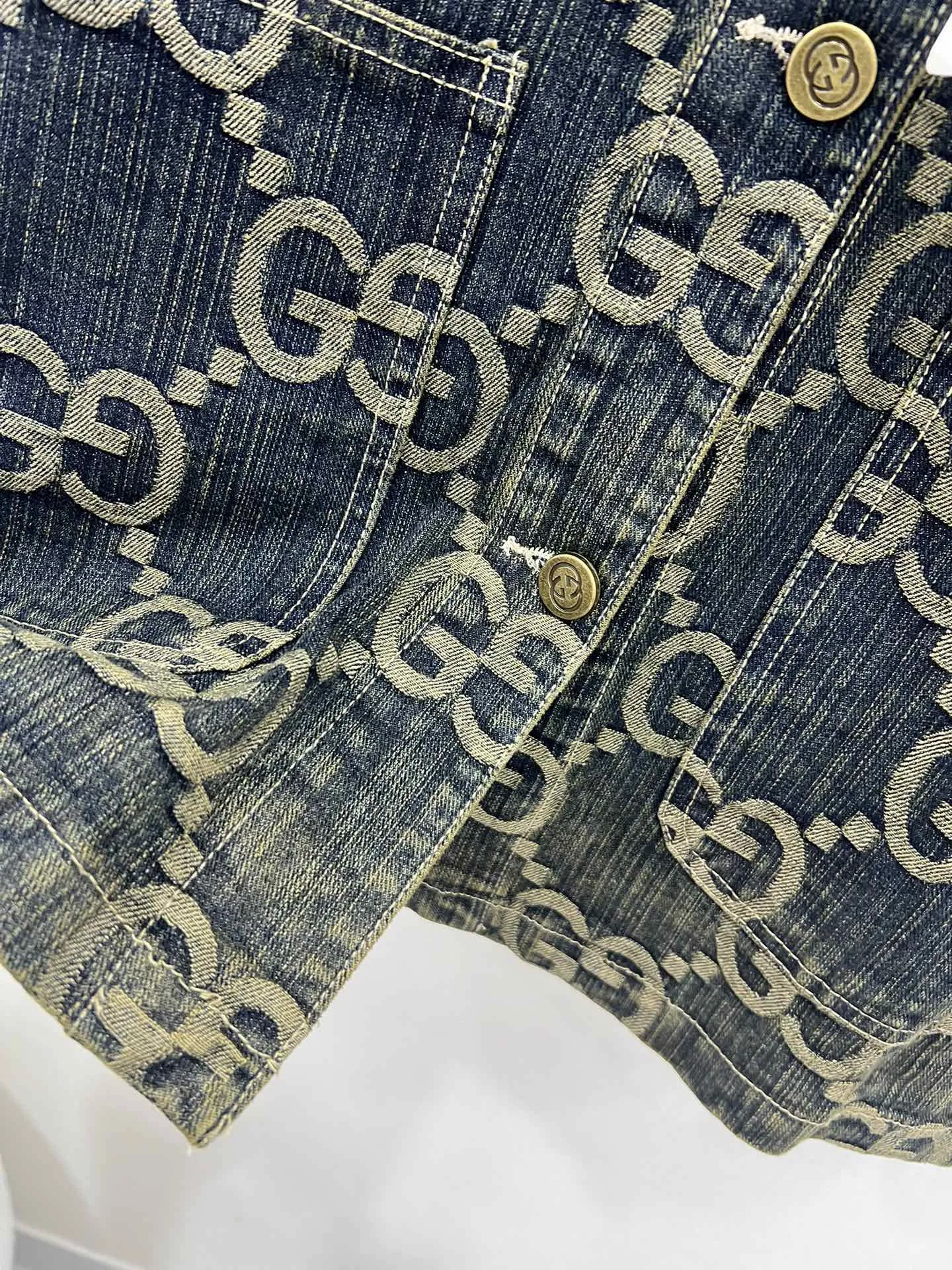 GUCCI新作黒カップルデニムジャケットSML - 画像 (7)