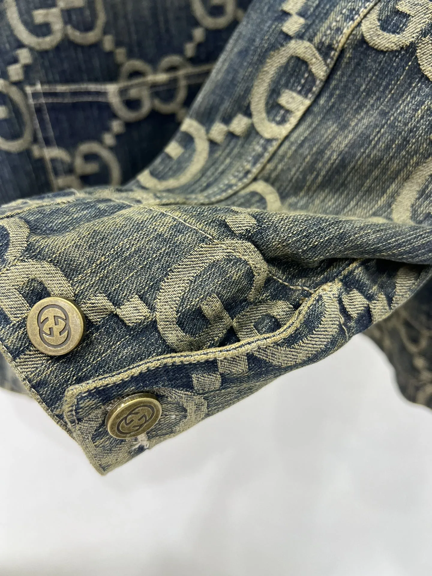 GUCCI新作黒カップルデニムジャケットSML - 画像 (9)