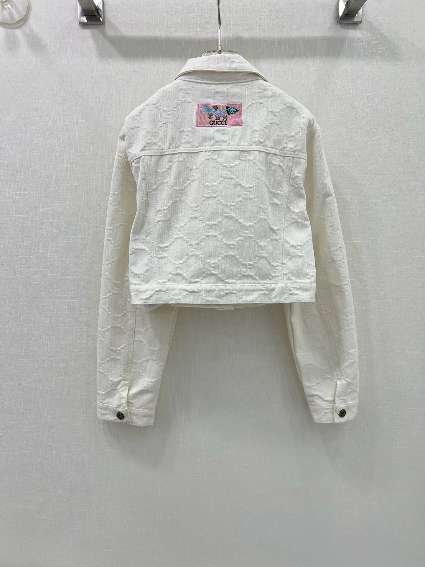 GUCCI新作白デニムジャケット両面ジャカード - 画像 (3)