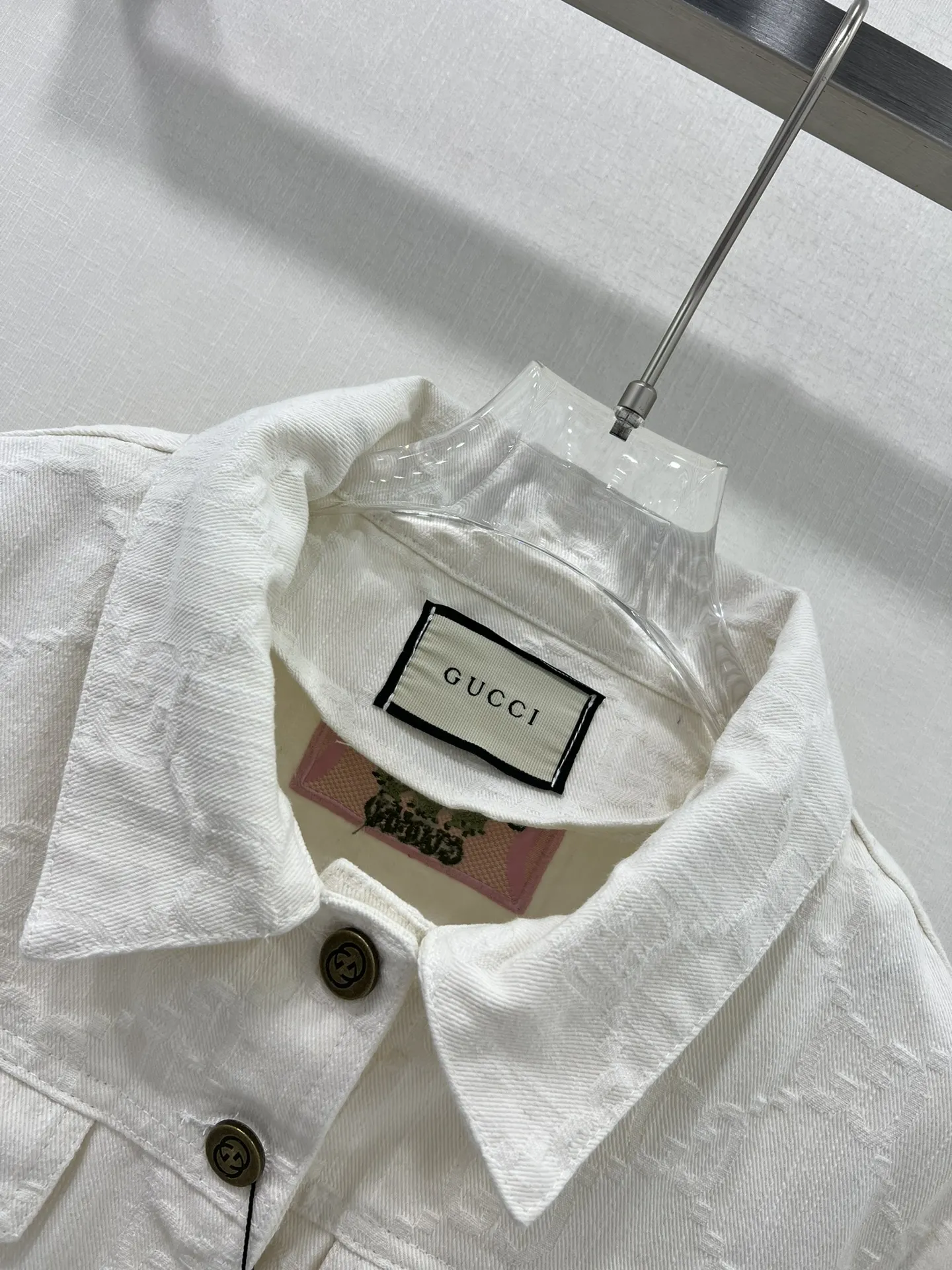 GUCCI新作白デニムジャケット両面ジャカード - 画像 (4)