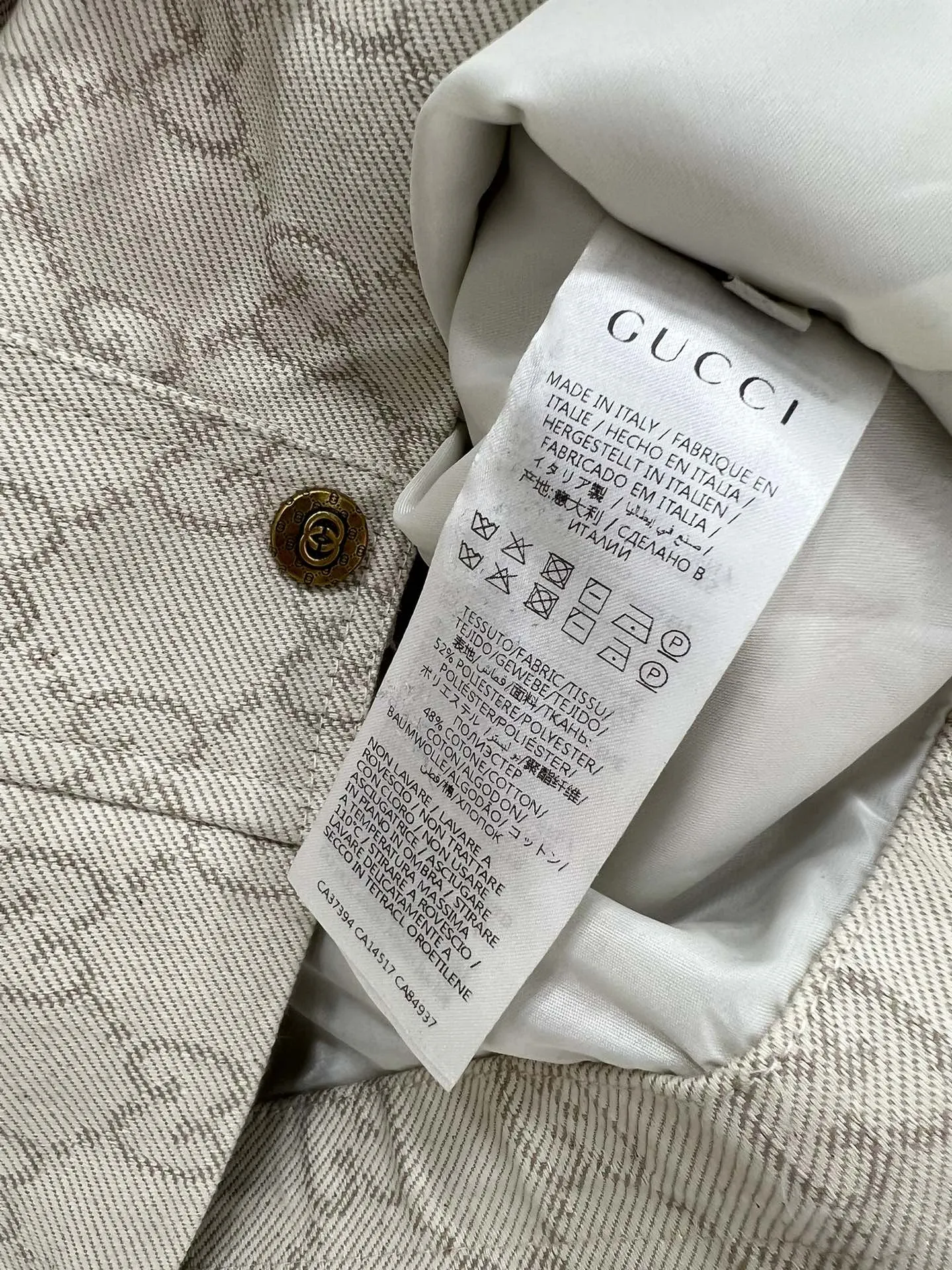 GUCCI新作黒フード付きジャカードコート - 画像 (8)