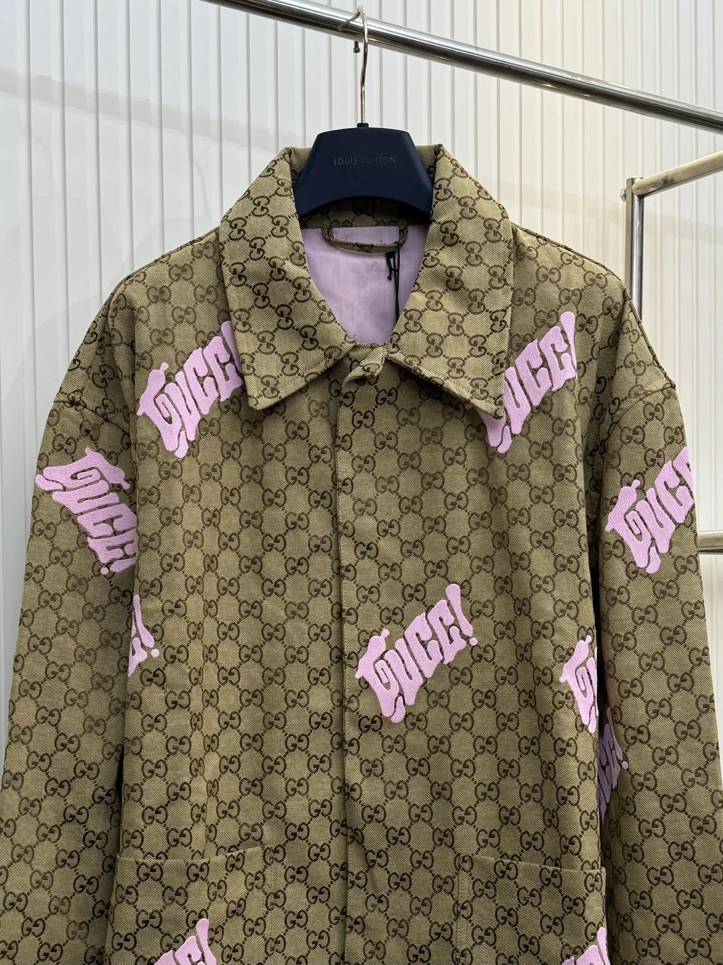 GUCCI 刺繍ジャカード綿レジャーコート - 画像 (4)