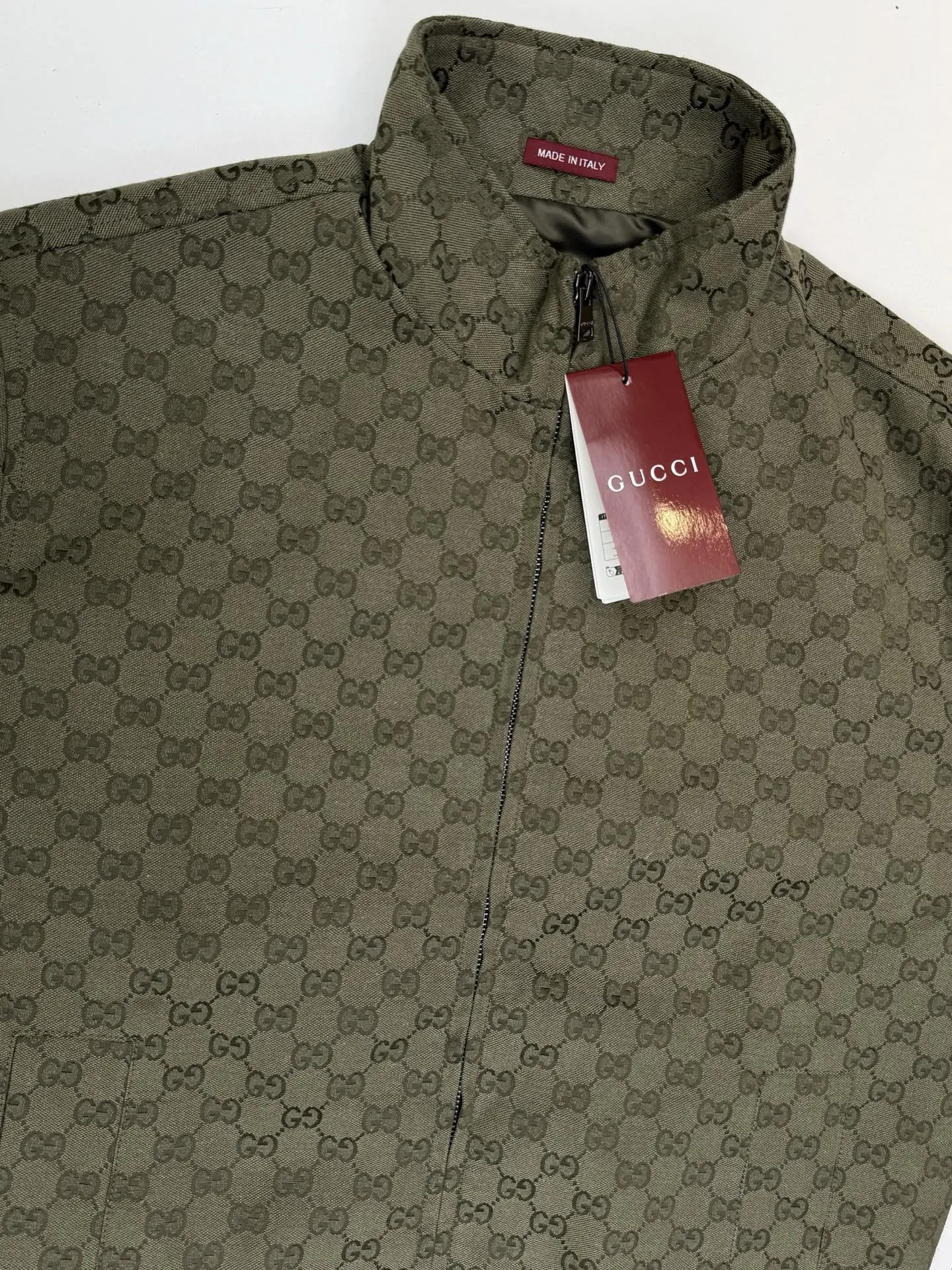 グッチ新作黒ジャカード長袖コート - 画像 (5)