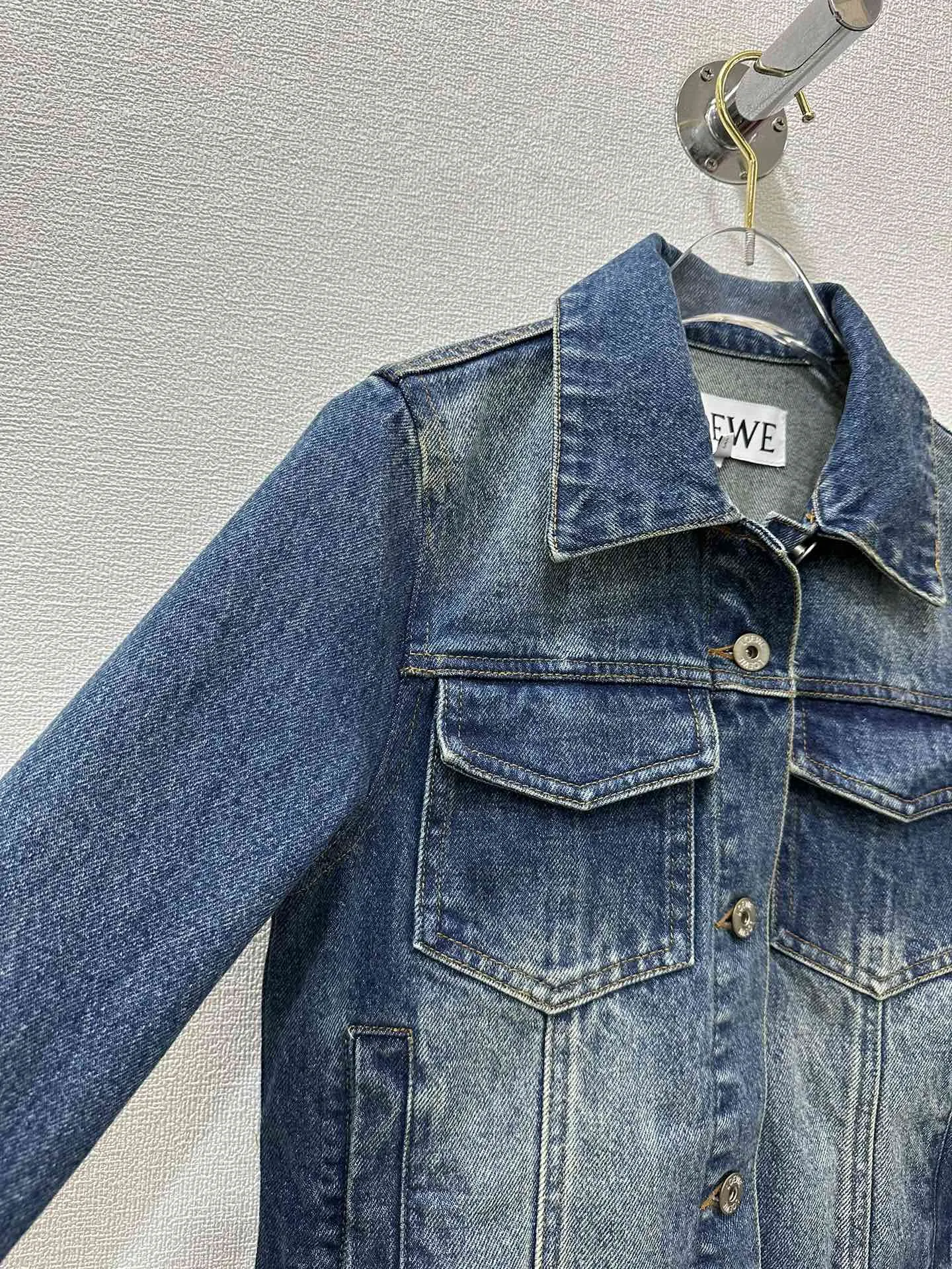 LOEWE新作黒デニムジャケットSサイズ - 画像 (5)