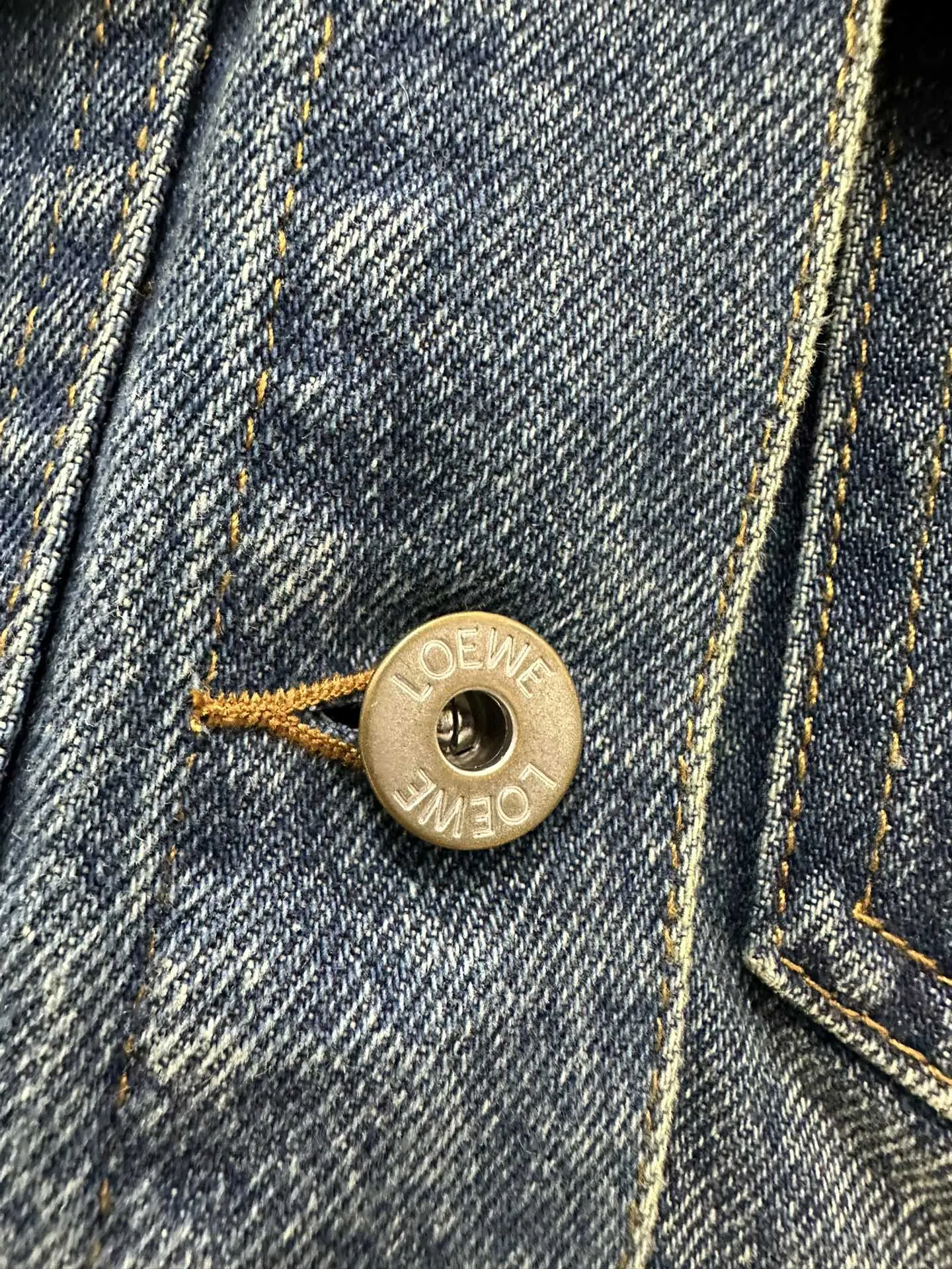 LOEWE新作黒デニムジャケットSサイズ - 画像 (6)