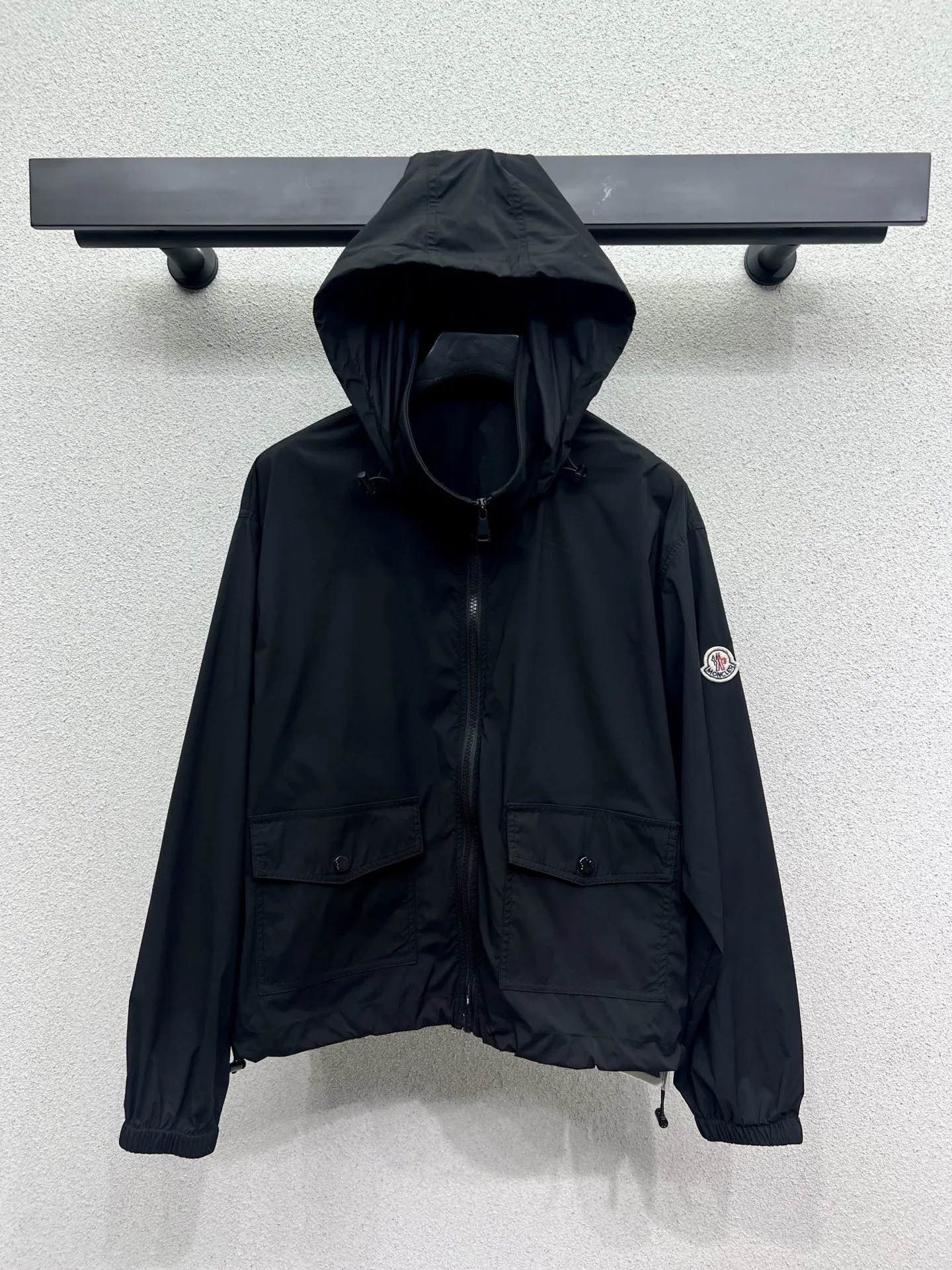 Moncler新作黒フード付きコートSMLXL - 画像 (7)