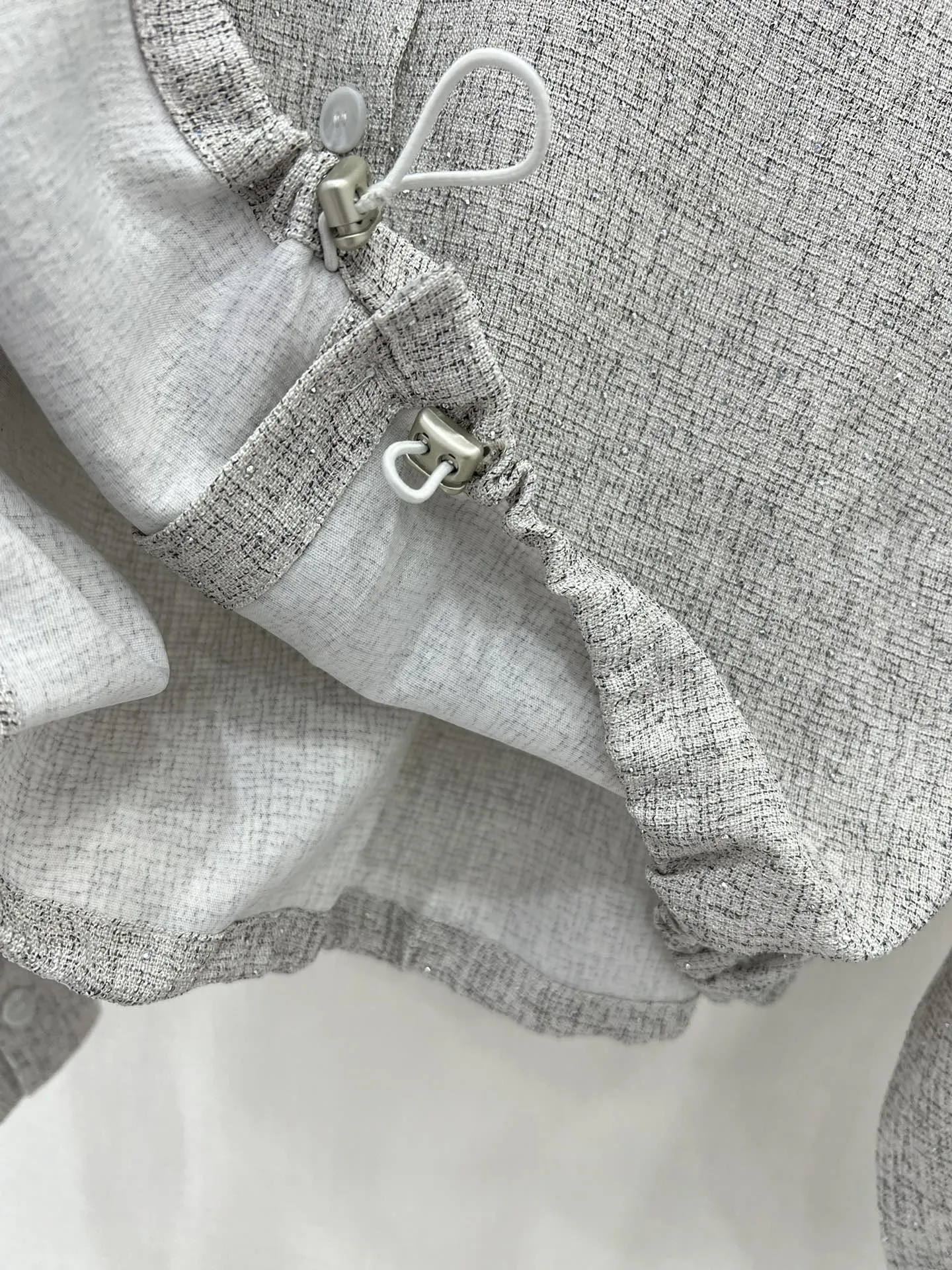 プラダ新作黒スパンコールシャツコートSML - 画像 (8)