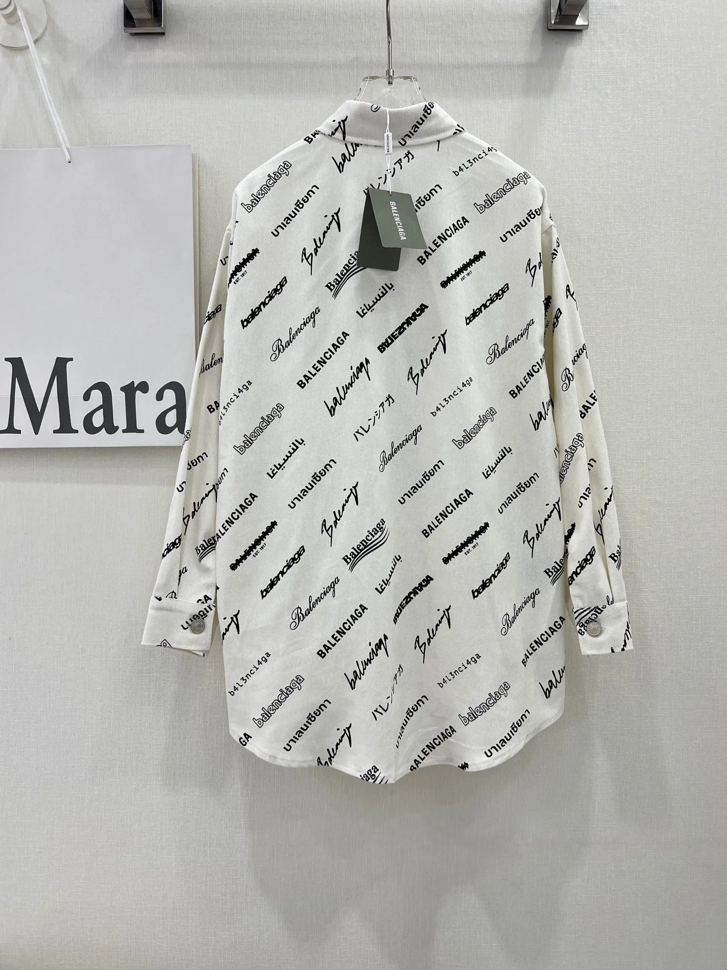 Balenciaga新作青カウボーイシャツユニセックス - 画像 (10)