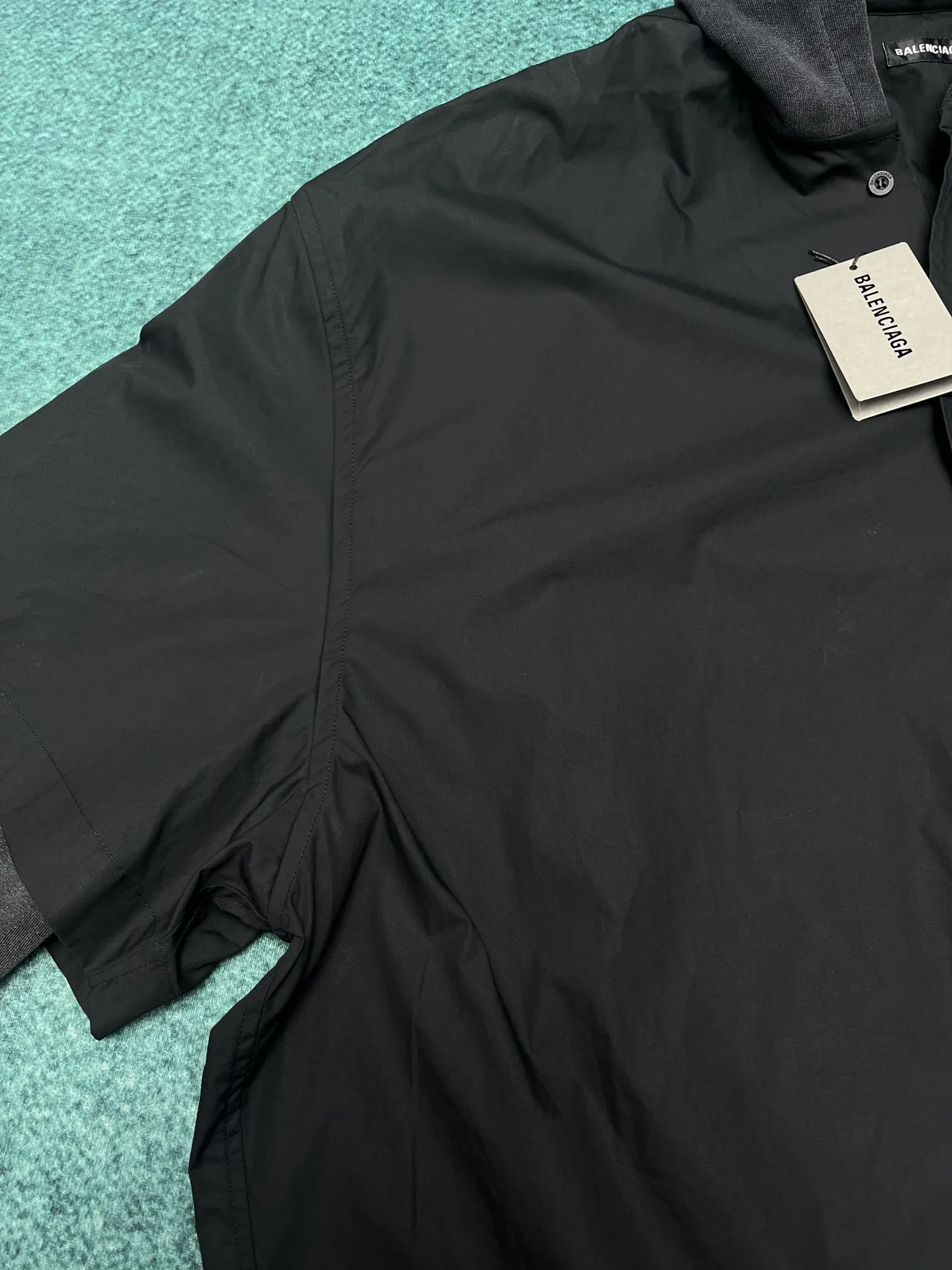 バルメイン新作黒カウボーイシャツコート - 画像 (6)