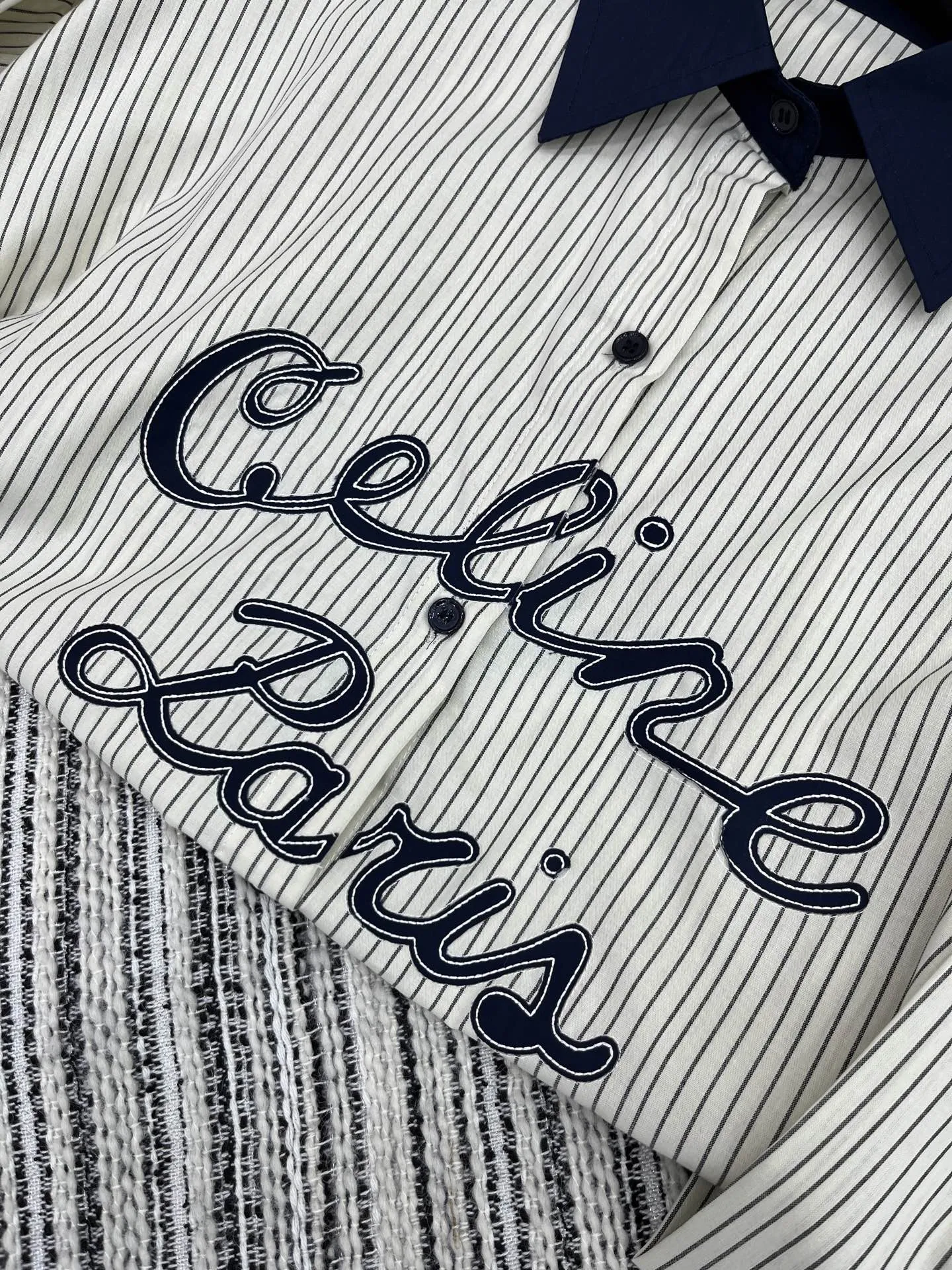 セリーヌパリ青ストライプシャツ新作 - 画像 (7)