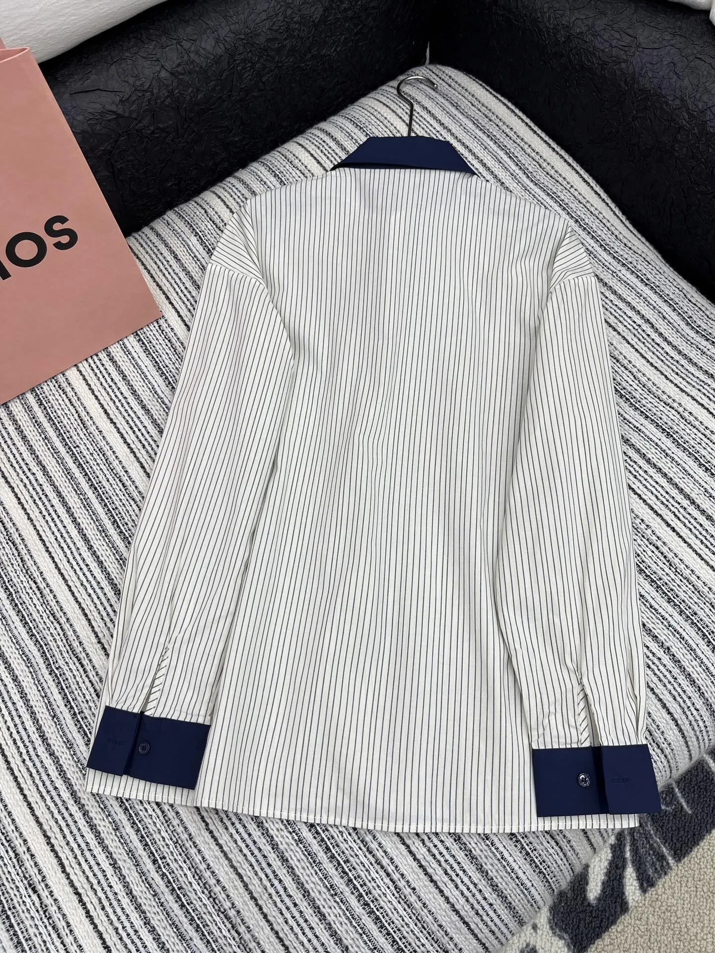 セリーヌパリ青ストライプシャツ新作 - 画像 (8)