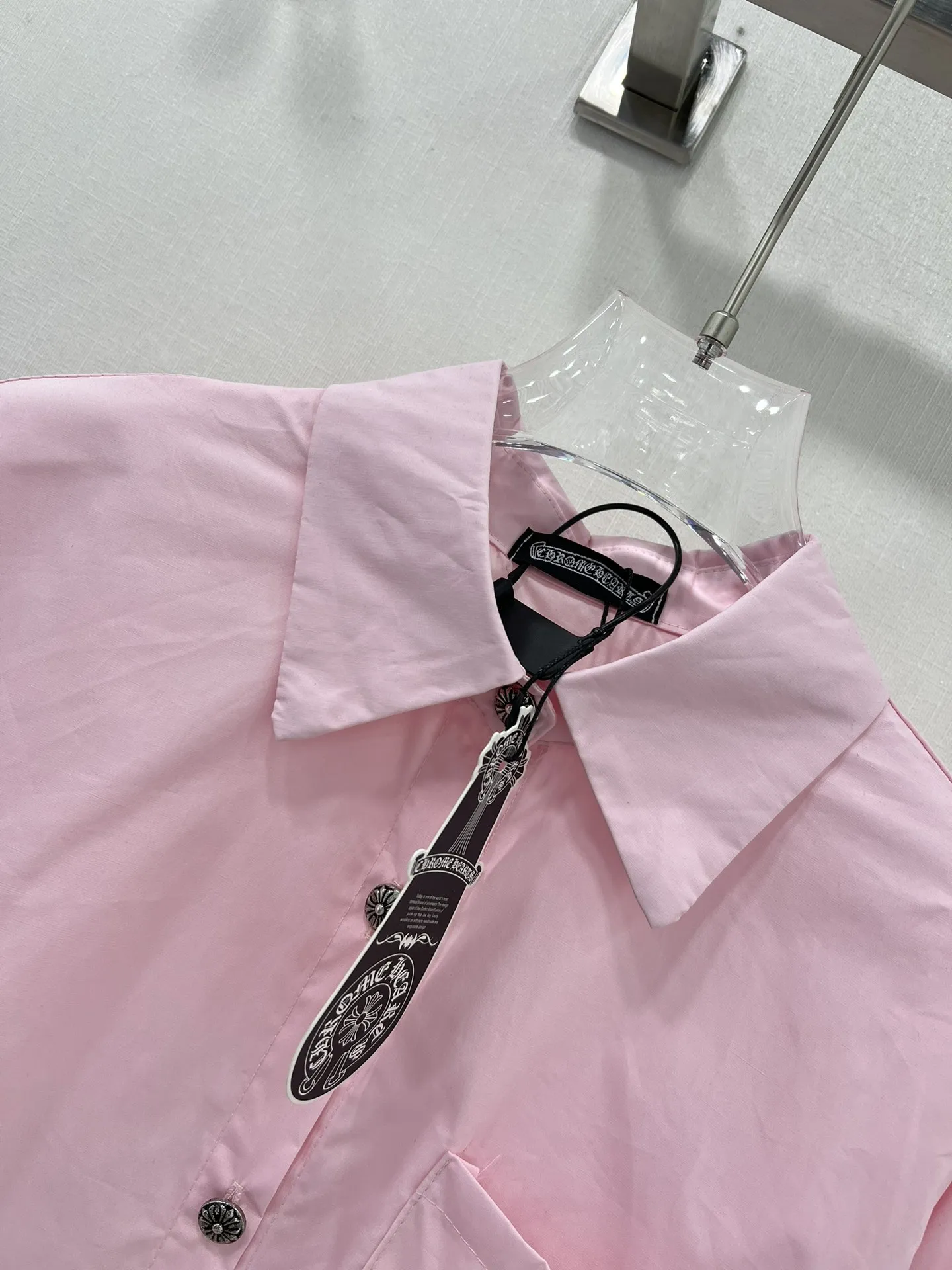 chrome hearts新作ピンクカウボーイ刺繍シャツ - 画像 (3)