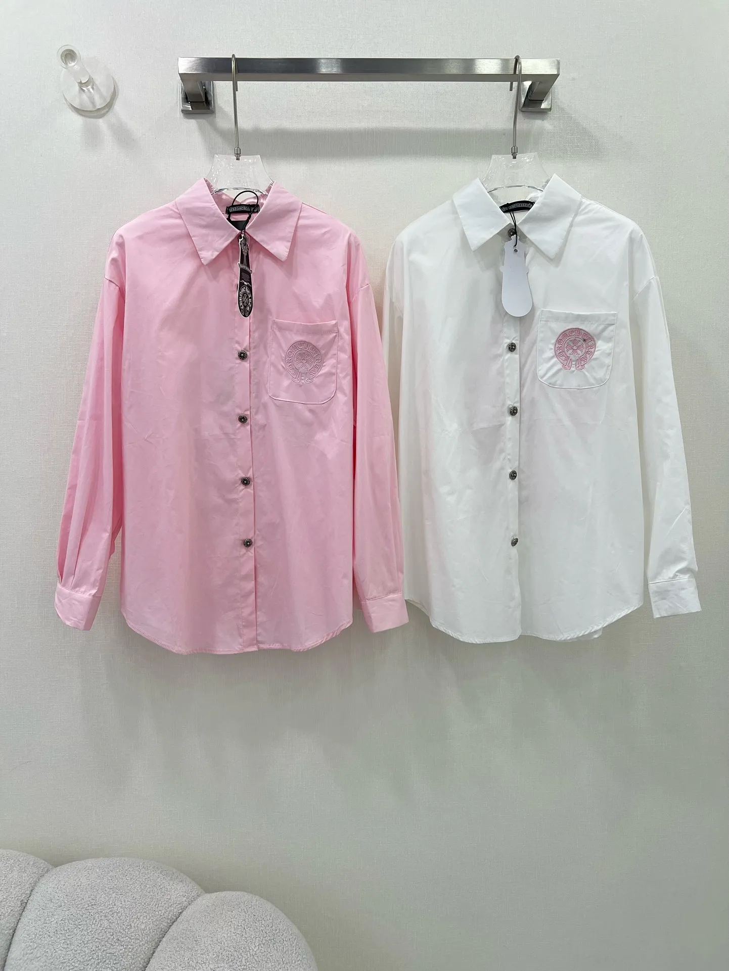 chrome hearts新作ピンクカウボーイ刺繍シャツ - 画像 (10)