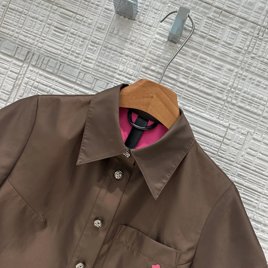 クロスカレッジ新作バービーピンク短いシャツ - 画像 (4)