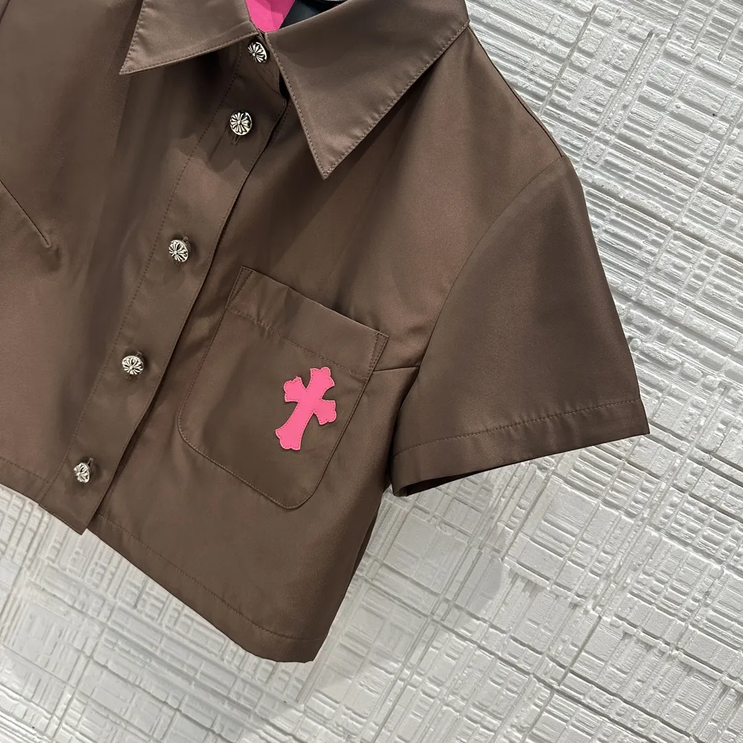 クロスカレッジ新作バービーピンク短いシャツ - 画像 (5)