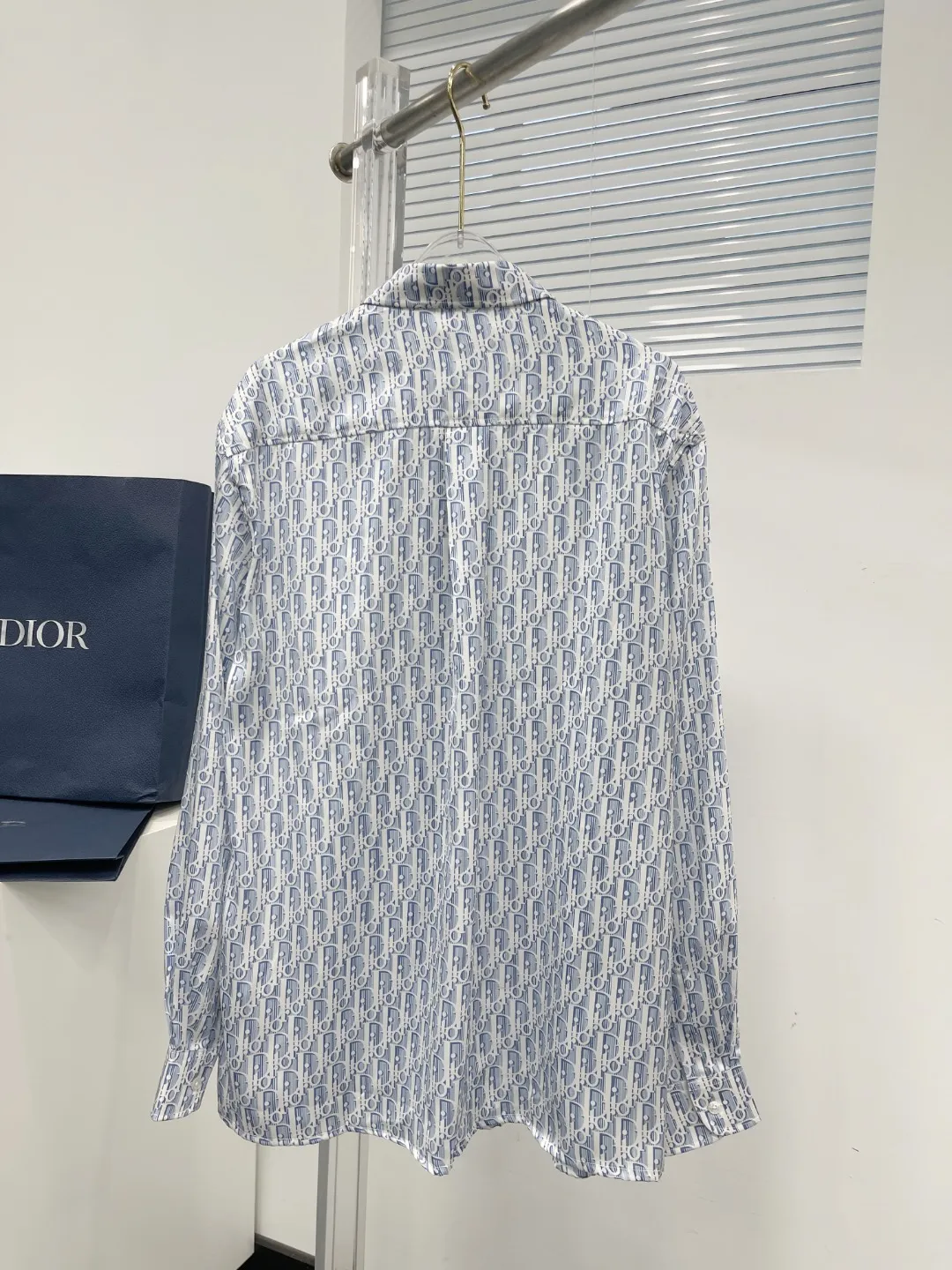 ディオール新作青ジャカード長袖シャツ - 画像 (3)