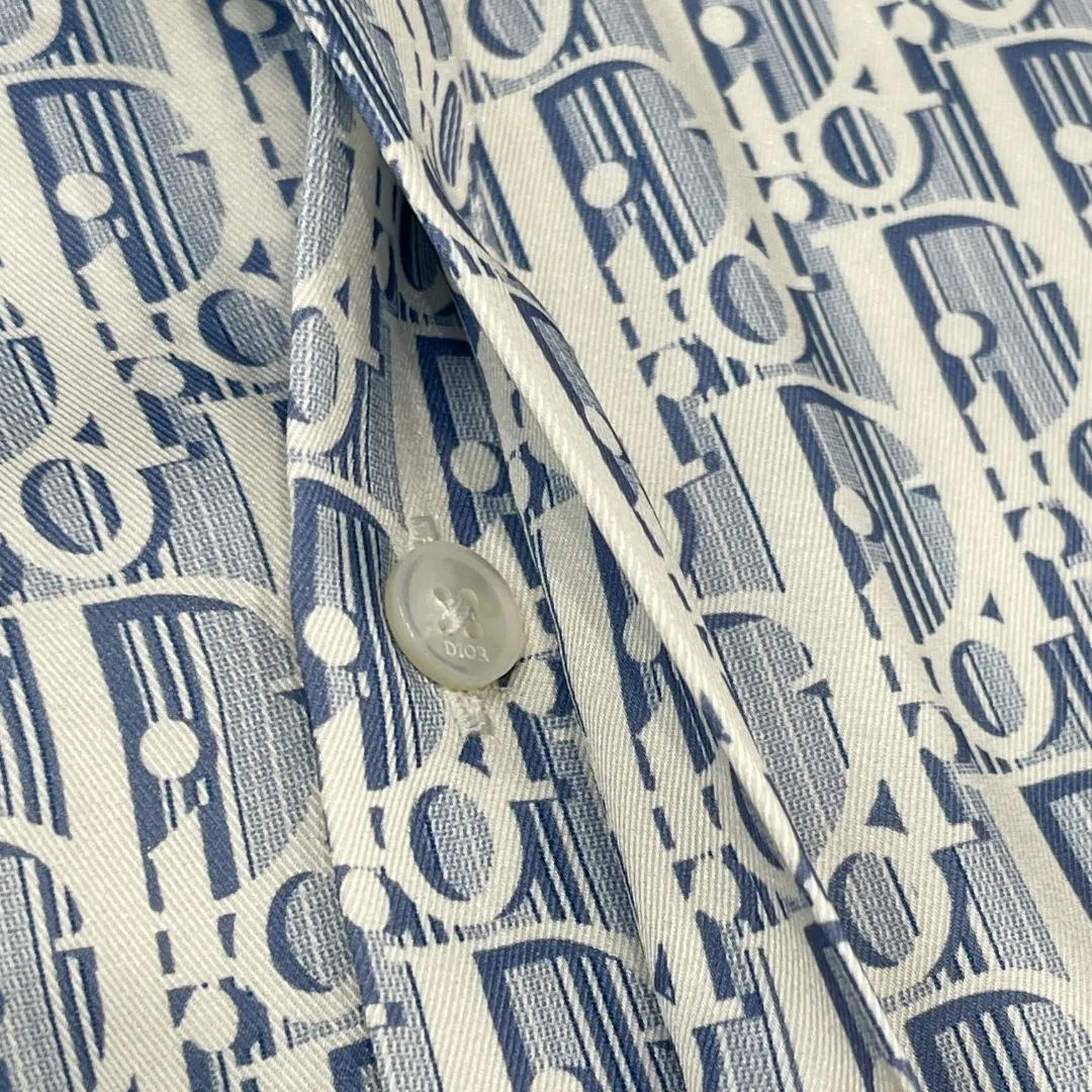 ディオール新作青ジャカード長袖シャツ - 画像 (5)