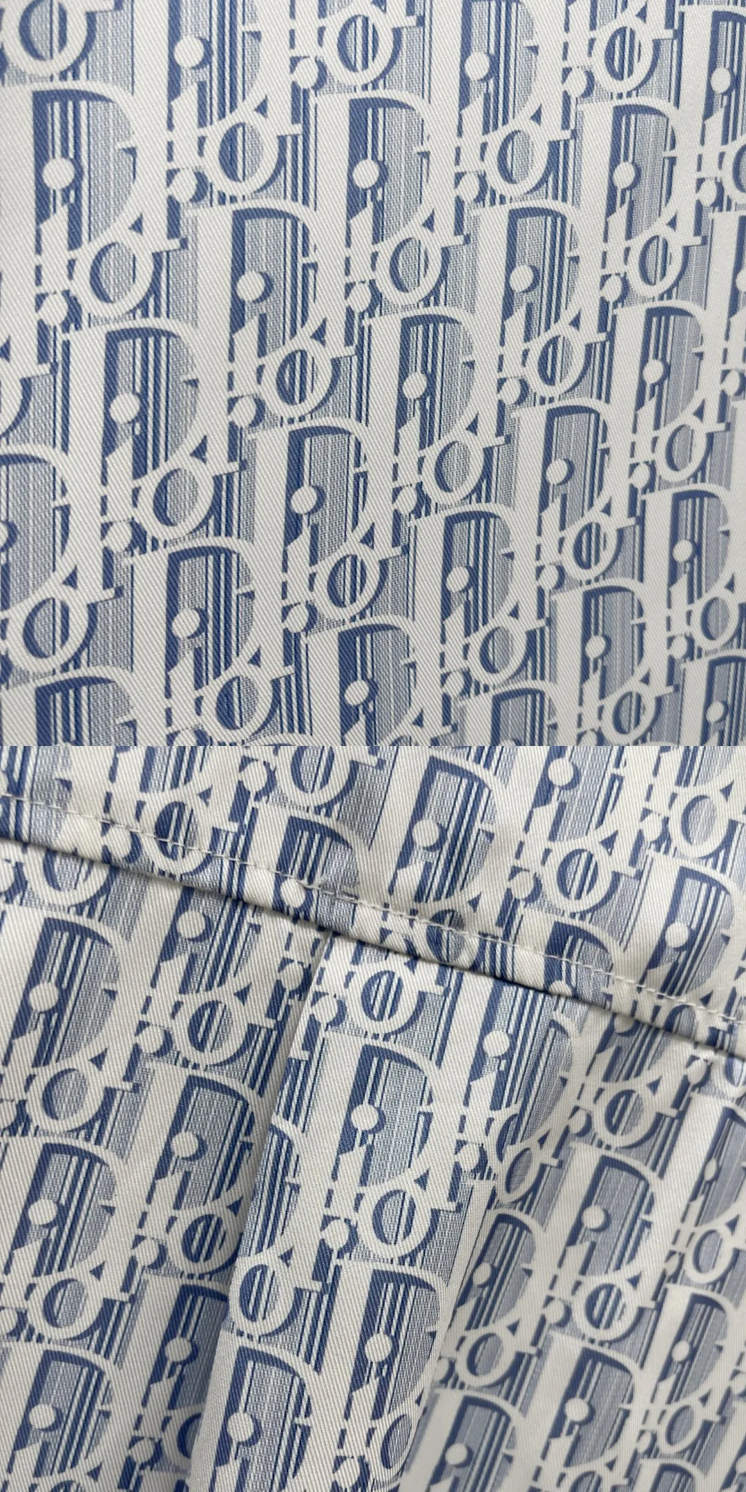 ディオール新作青ジャカード長袖シャツ - 画像 (8)