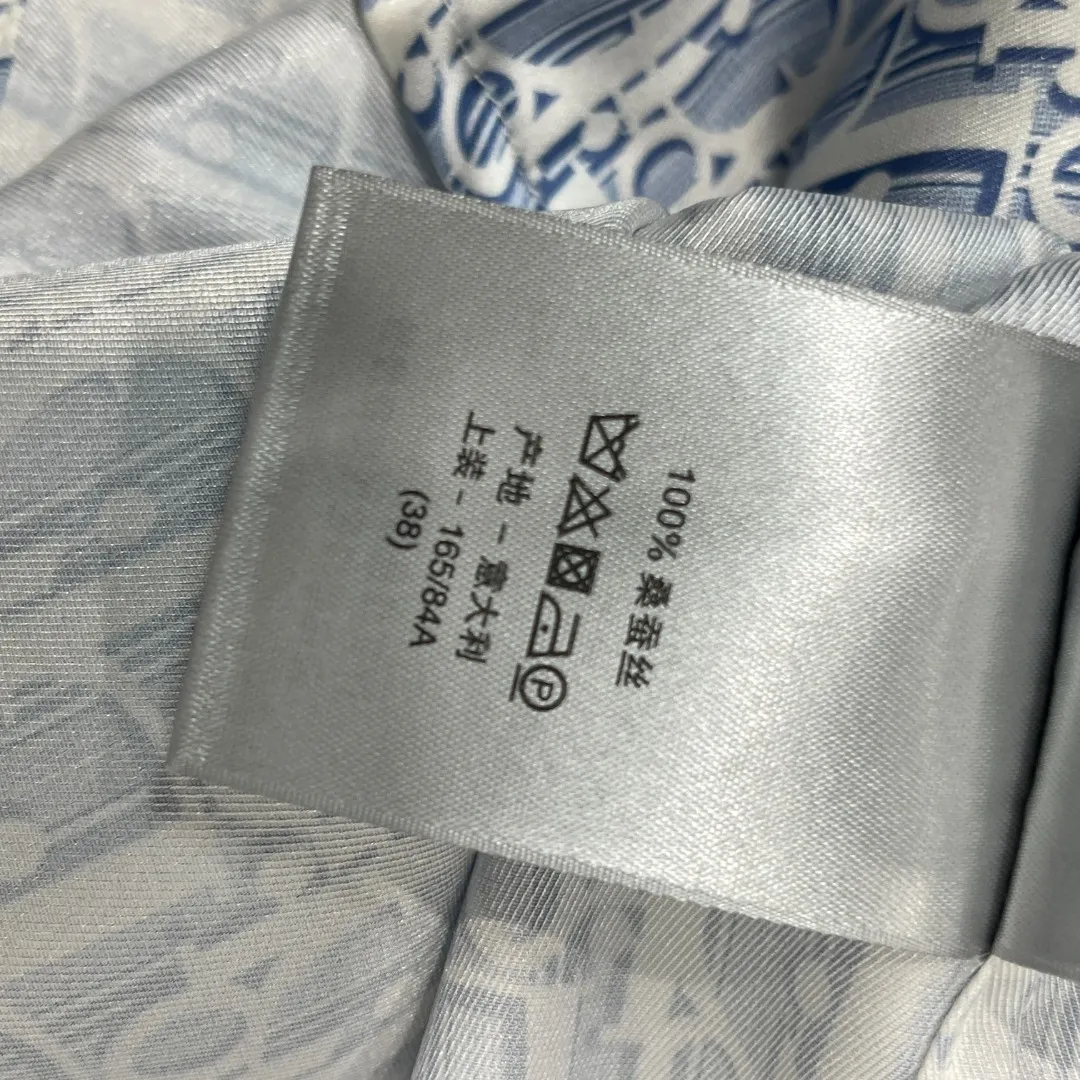 ディオール新作青ジャカード長袖シャツ - 画像 (10)