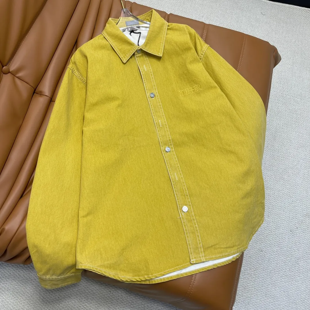 Dior X Stone Island 新作カウボーイシャツコート 黄色
