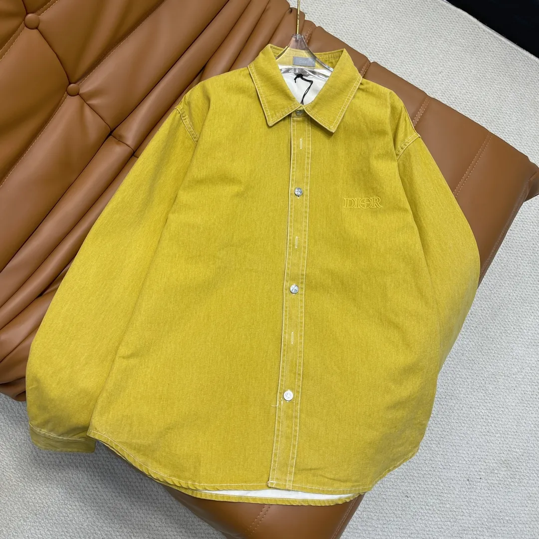 Dior X Stone Island 新作カウボーイシャツコート 黄色 - 画像 (3)