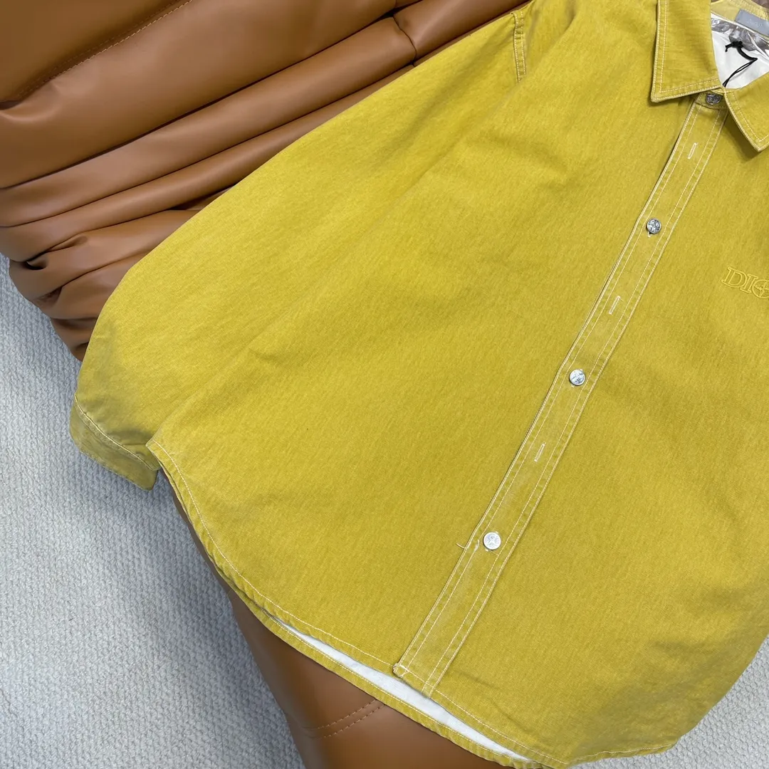 Dior X Stone Island 新作カウボーイシャツコート 黄色 - 画像 (13)