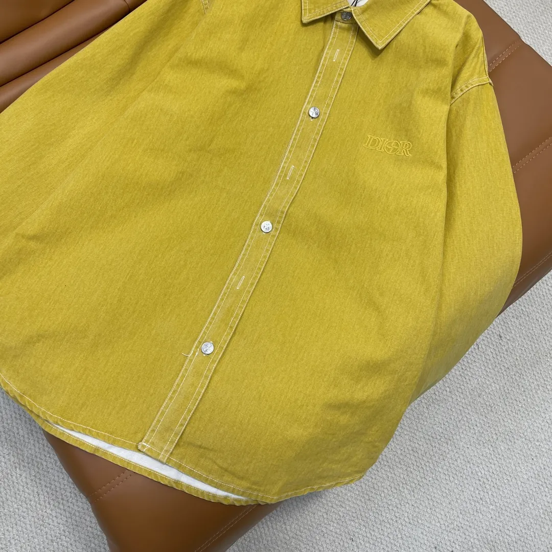 Dior X Stone Island 新作カウボーイシャツコート 黄色 - 画像 (14)