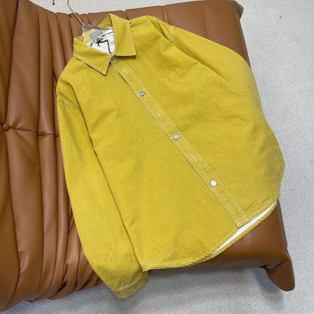 Dior X Stone Island 新作カウボーイシャツコート 黄色 - 画像 (4)