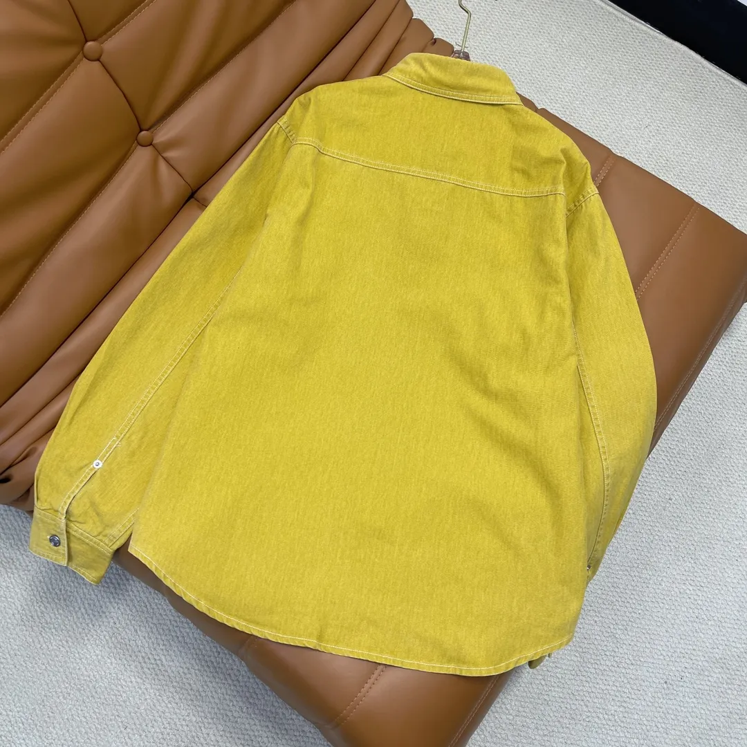 Dior X Stone Island 新作カウボーイシャツコート 黄色 - 画像 (5)