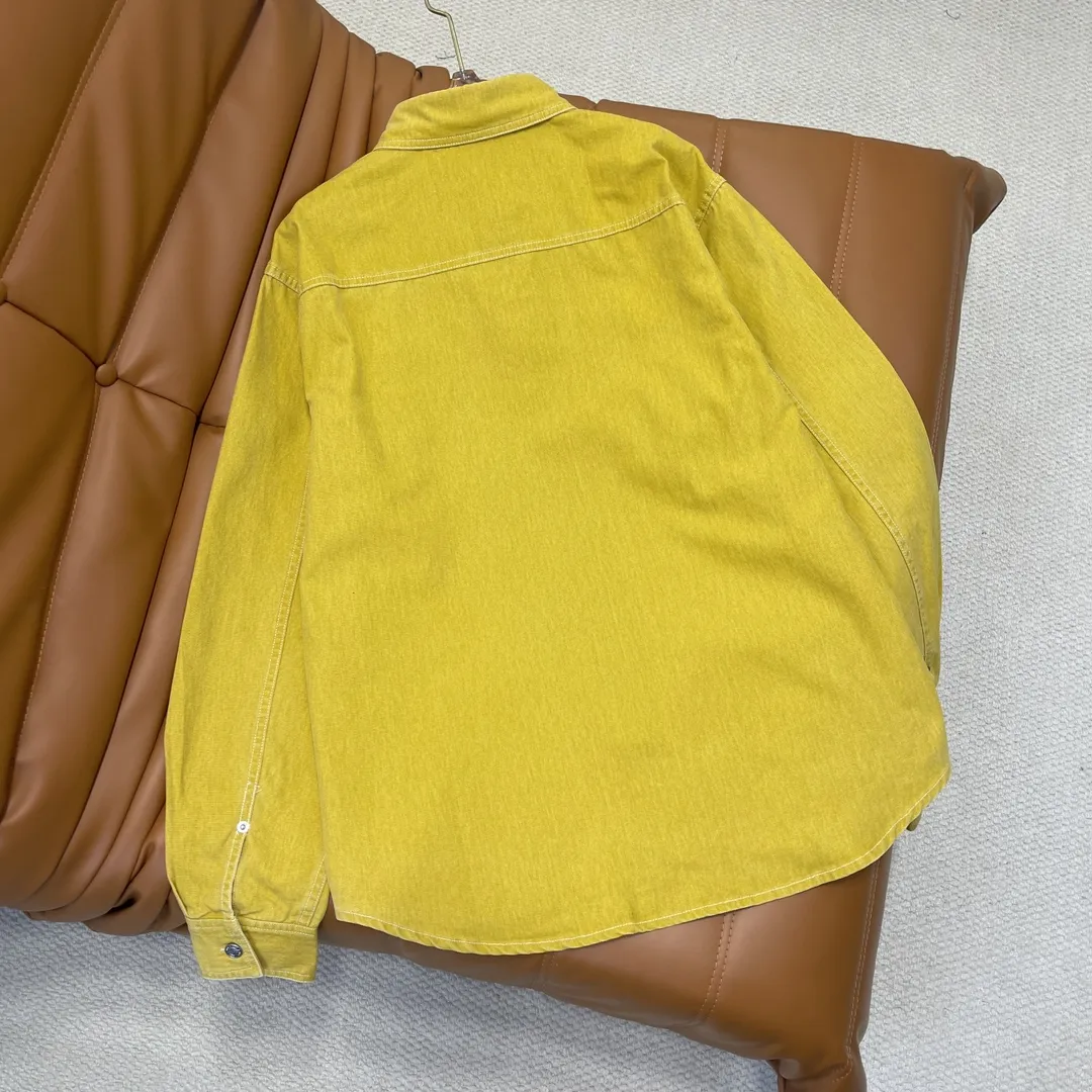 Dior X Stone Island 新作カウボーイシャツコート 黄色 - 画像 (6)