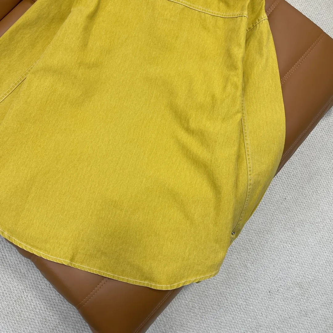 Dior X Stone Island 新作カウボーイシャツコート 黄色 - 画像 (8)