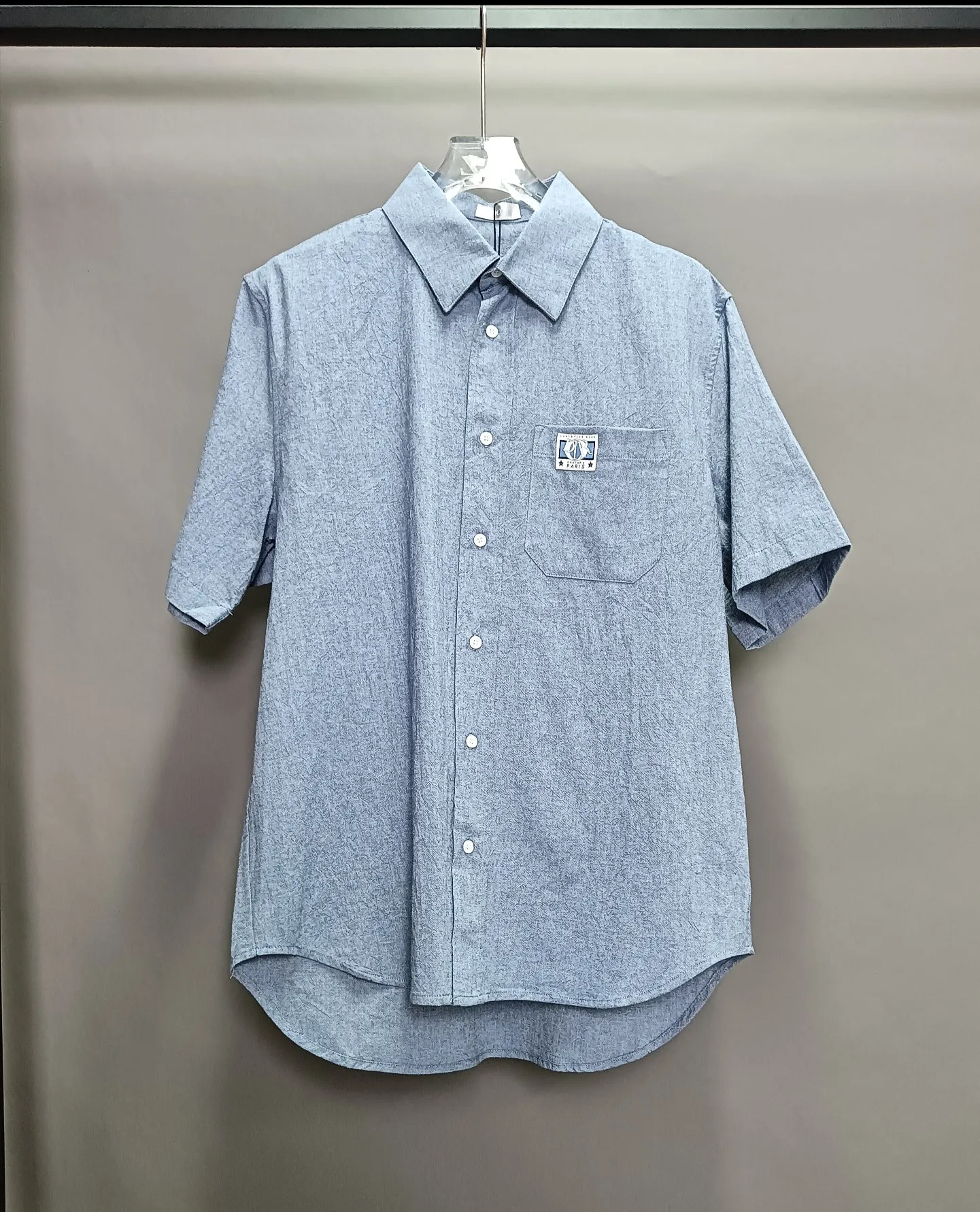 ディオール新作青チェック柄シャツ - 画像 (3)