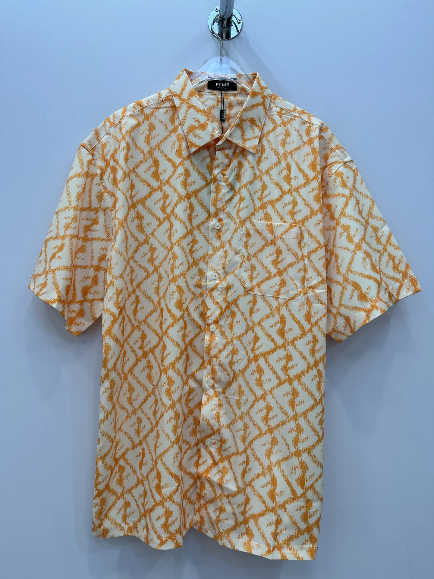 フェンディ青アルファベット柄シャツ新作 - 画像 (3)