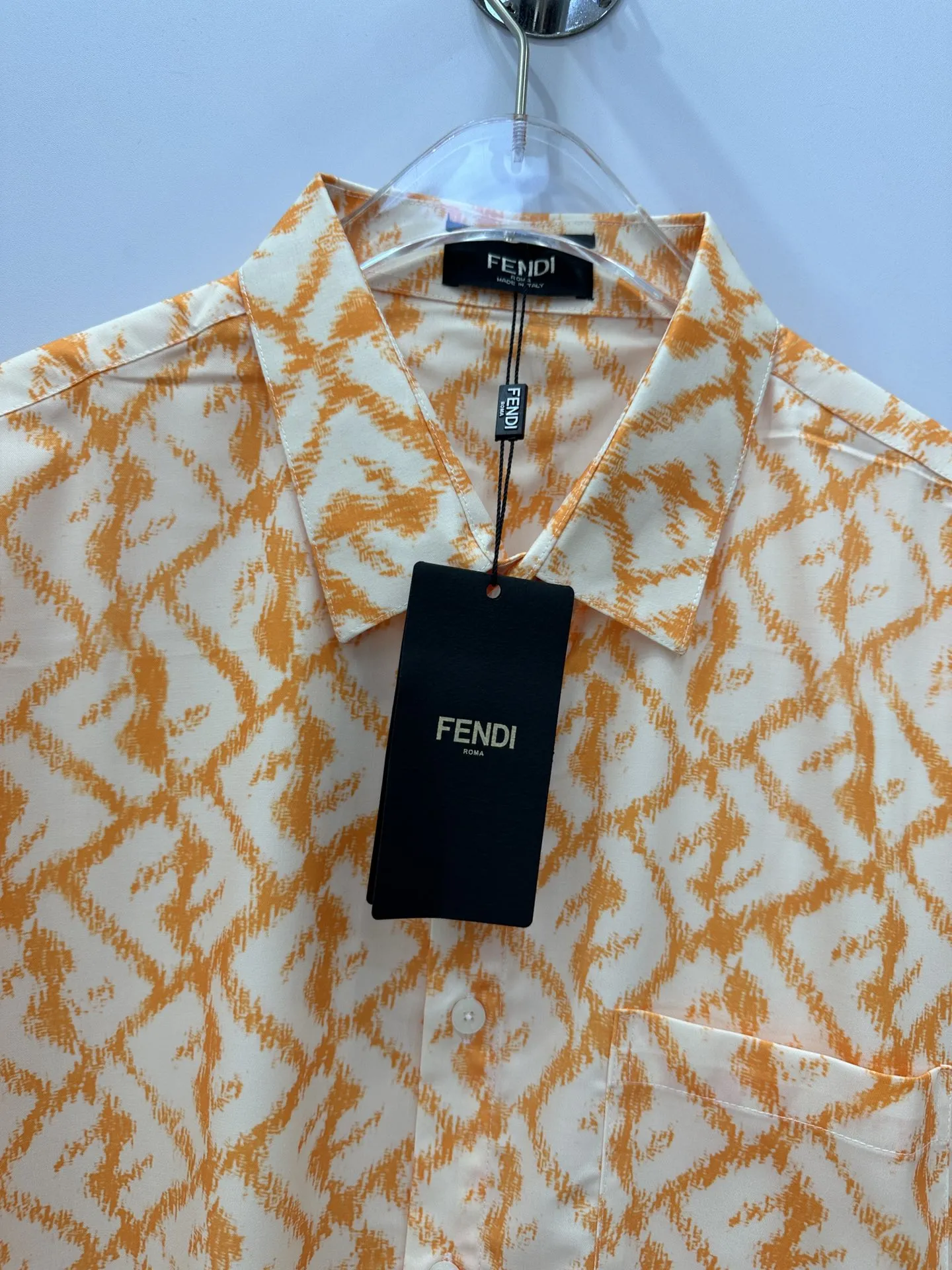 フェンディ青アルファベット柄シャツ新作 - 画像 (5)