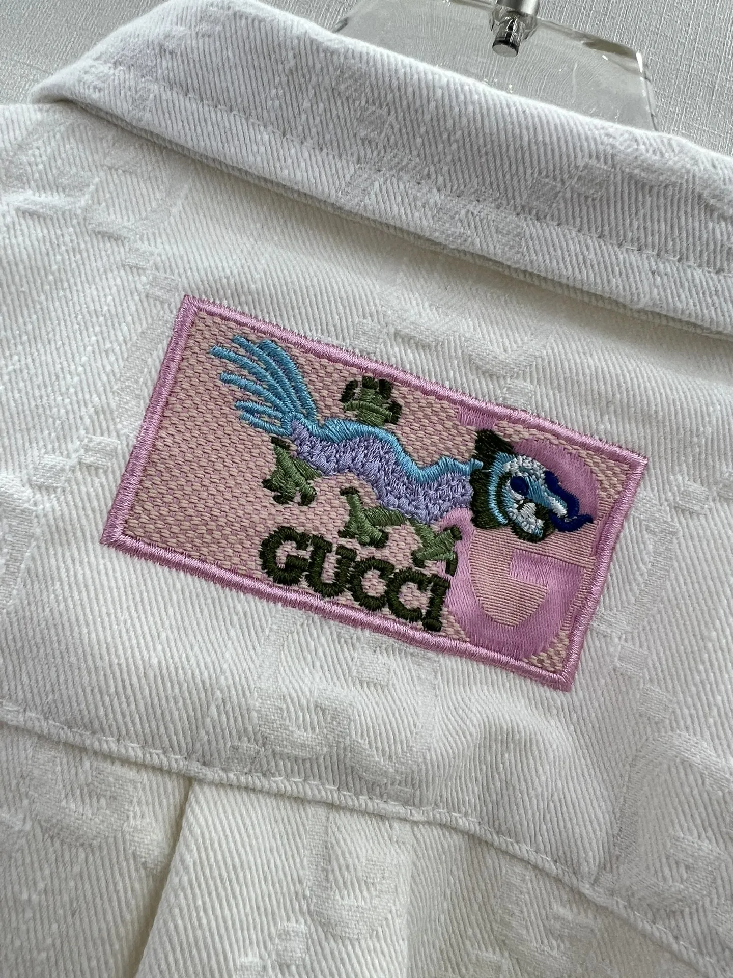 GUCCI 24新作GGジャカードシャツ白SML - 画像 (10)