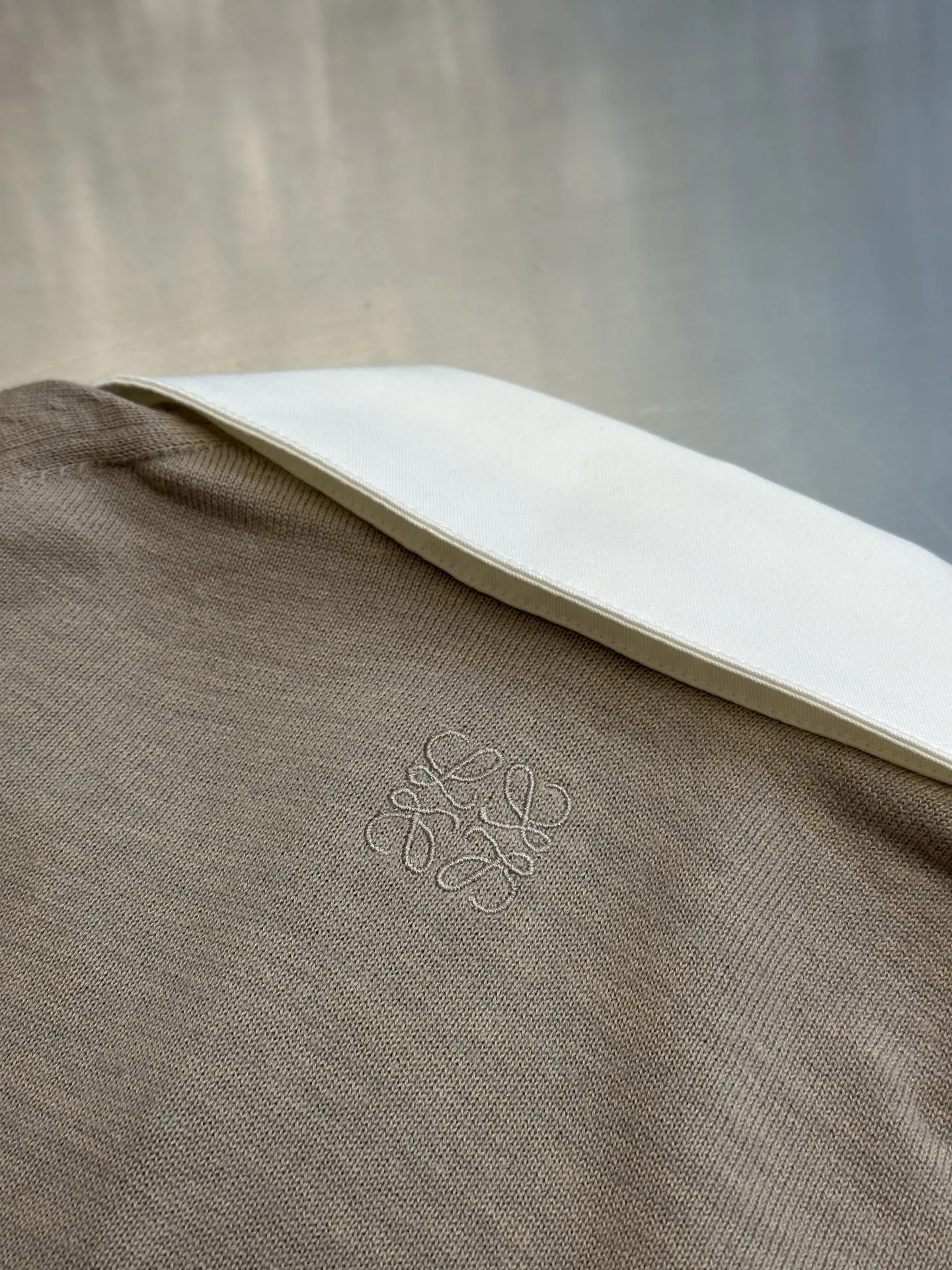 ロエベ スプライシングウールマッシュアップシャツ - 画像 (10)