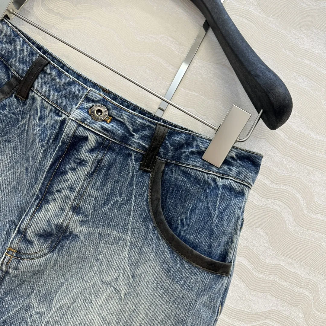 Miu Miu ブルー デニムミニスカート - 画像 (5)