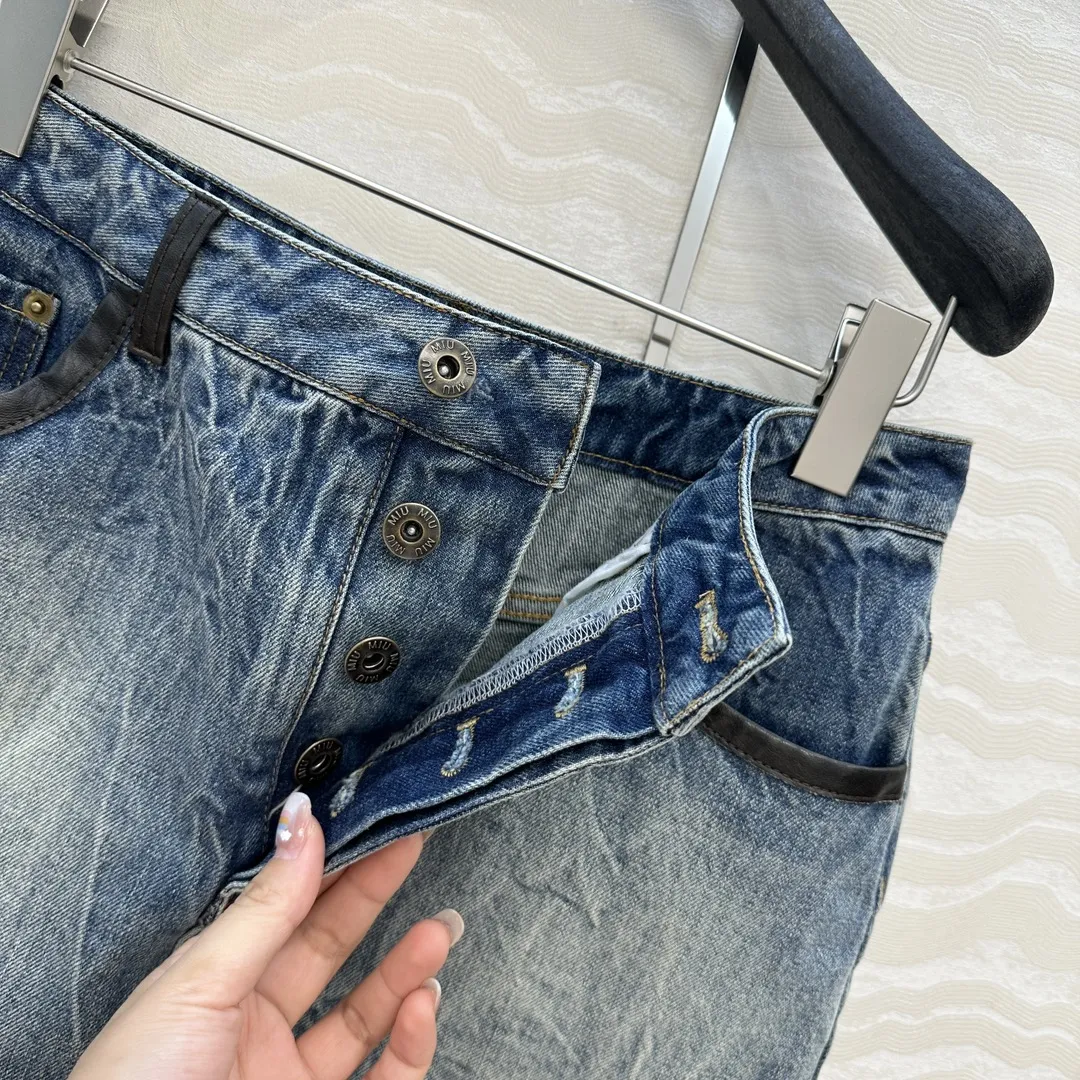 Miu Miu ブルー デニムミニスカート - 画像 (7)