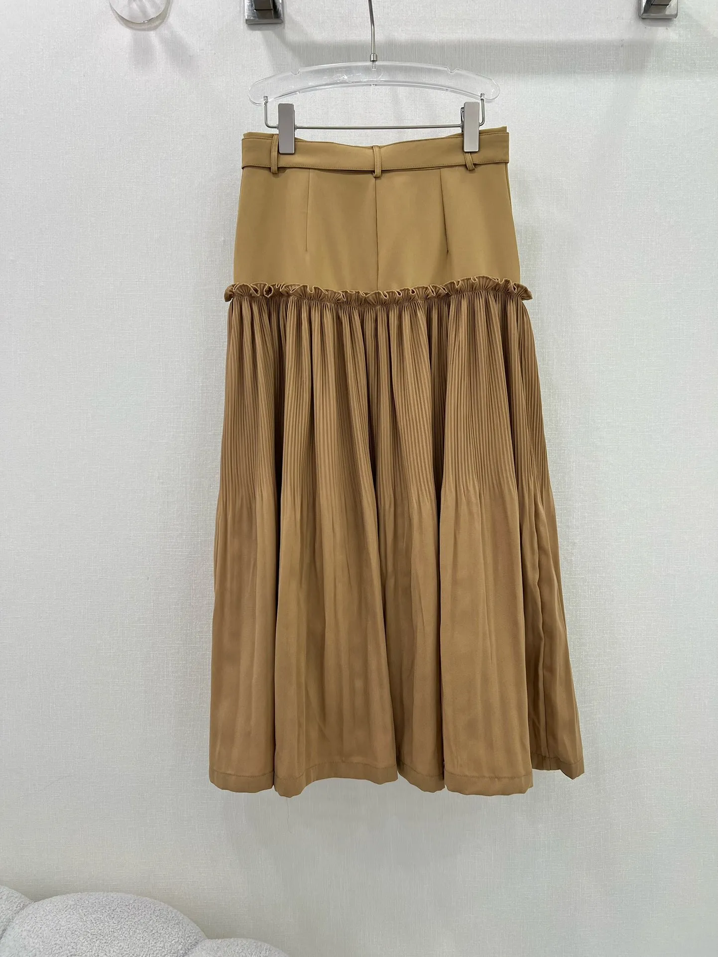 PRADA 24春新作ベージュ長スカートSML - 画像 (8)