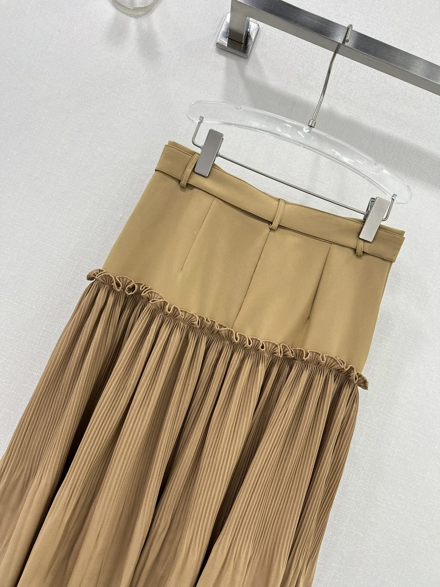 PRADA 24春新作ベージュ長スカートSML - 画像 (9)