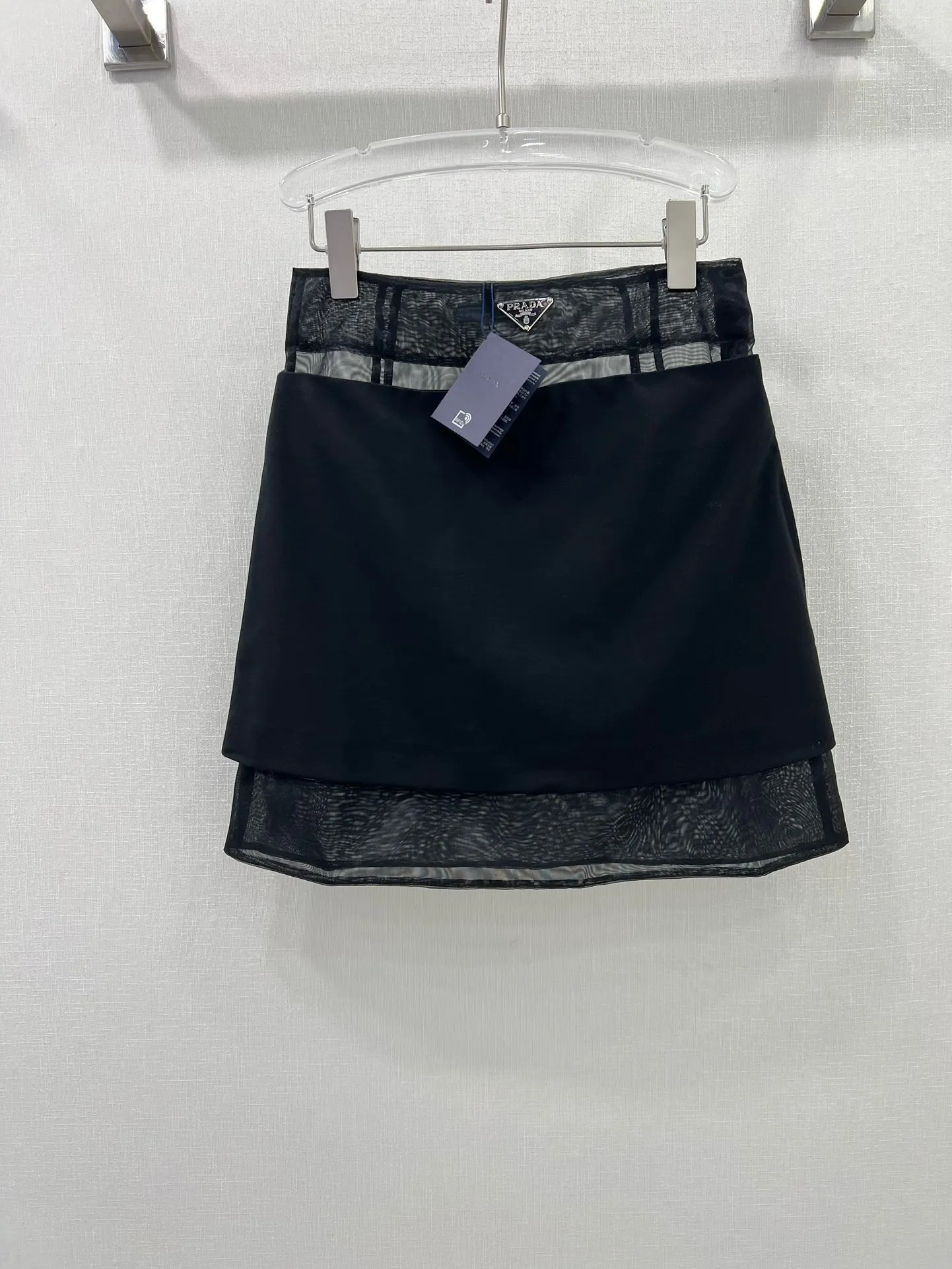 PRADA 2024春限定パーティースカート ブラック