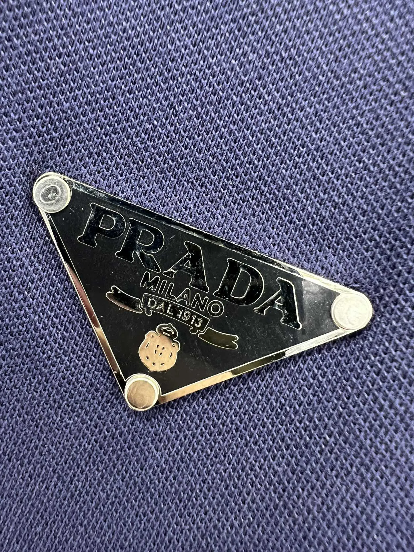 PRADA 2024春新作ネイビーポロドレス - 画像 (5)