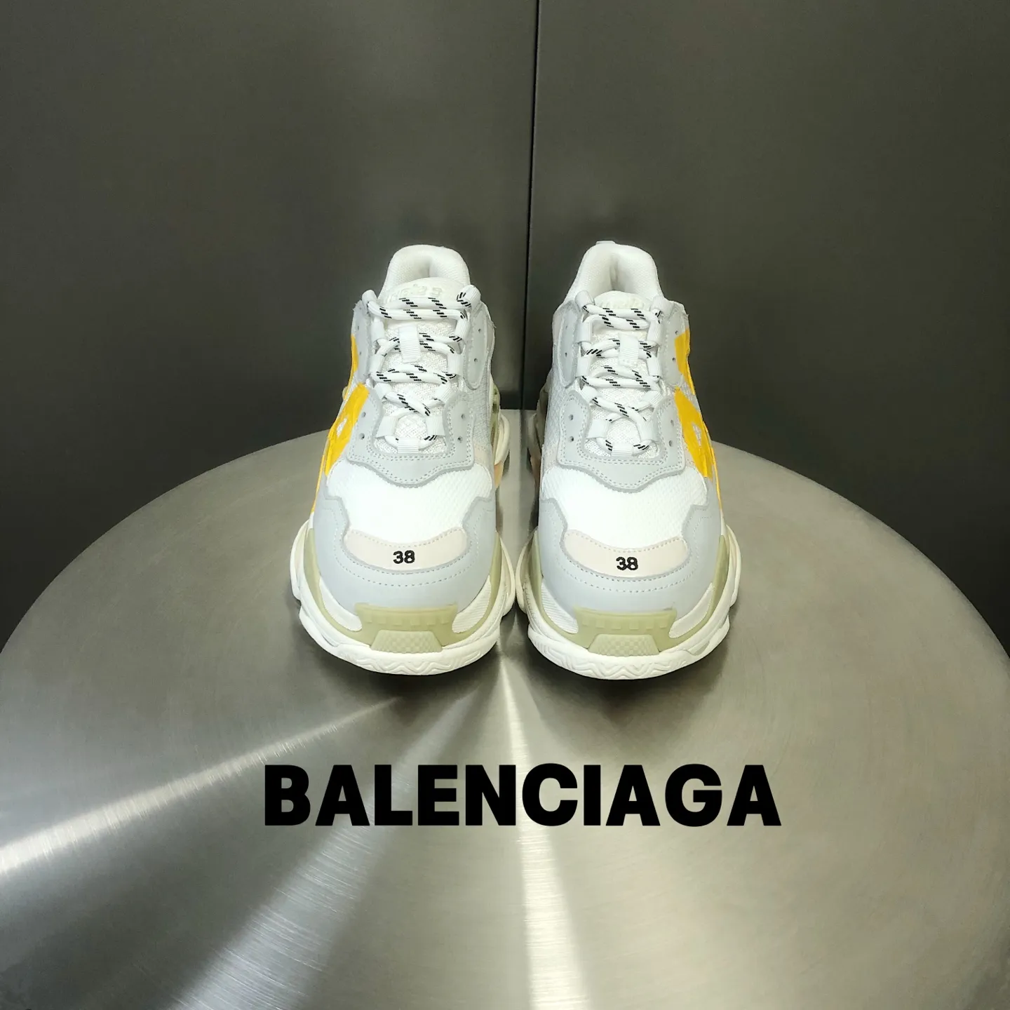 Balenciaga Triple S ホワイトイエロー老舗靴 - 画像 (3)