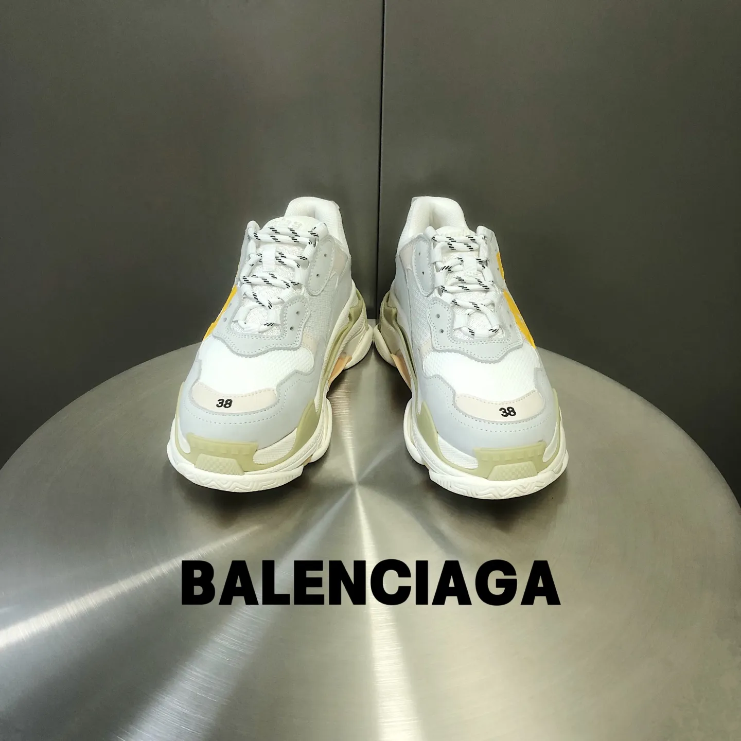 Balenciaga Triple S ホワイトイエロー老舗靴 - 画像 (5)