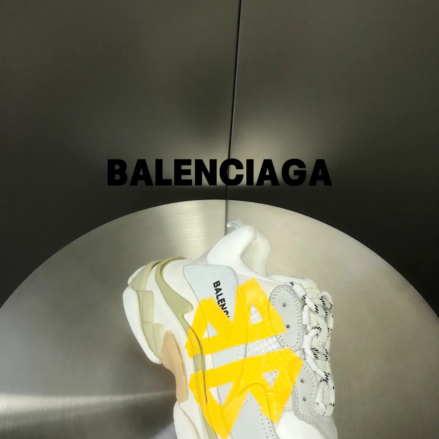 Balenciaga Triple S ホワイトイエロー老舗靴 - 画像 (6)
