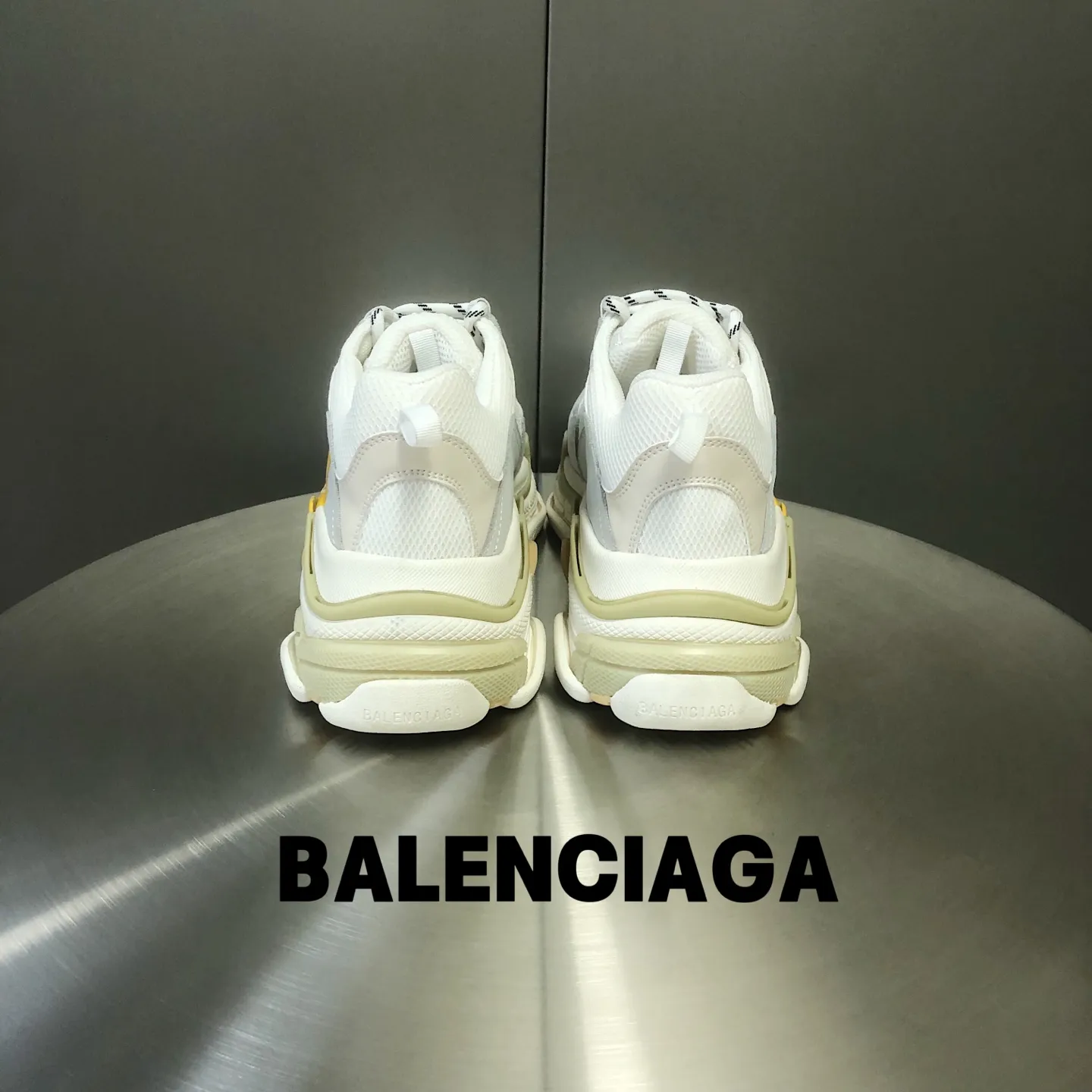 Balenciaga Triple S ホワイトイエロー老舗靴 - 画像 (7)