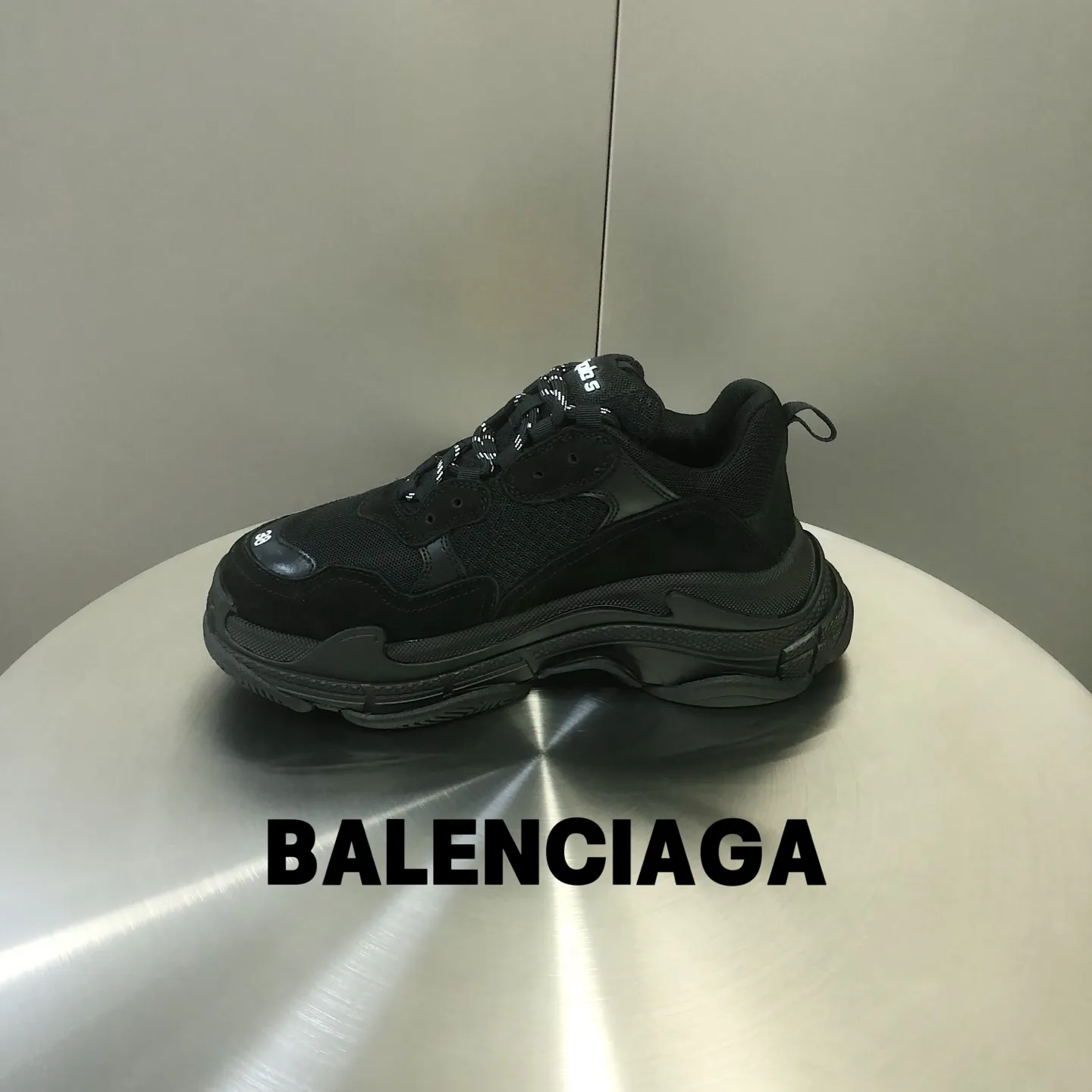 Balenciaga Triple S ブラックイエロー老舗靴 - 画像 (9)