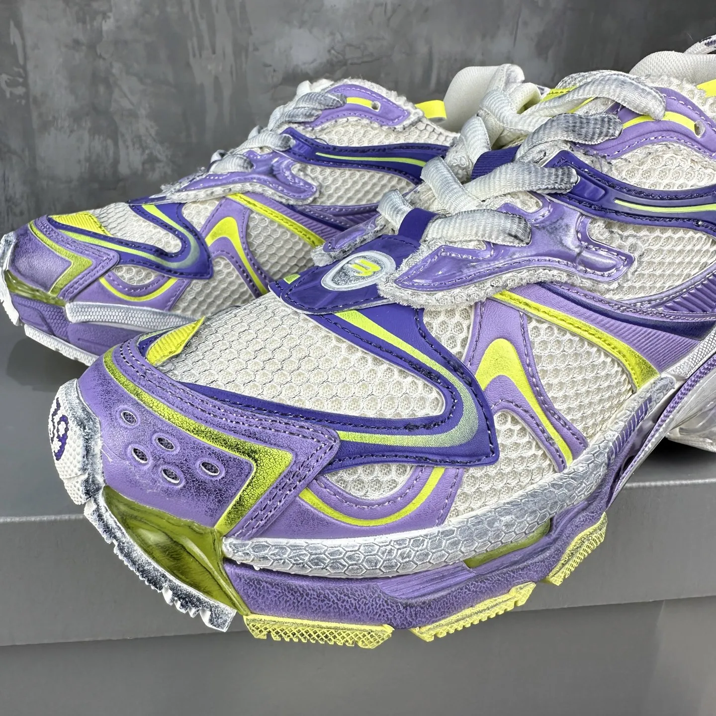 BALENCIAGA パープル Runner-2 デザイナースニーカー - 画像 (7)